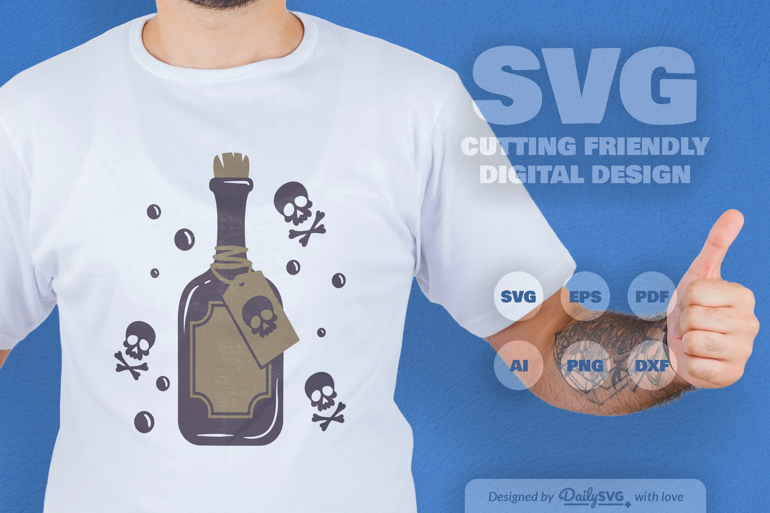 Poison Bottle Halloween SVG Bundle - Image 3