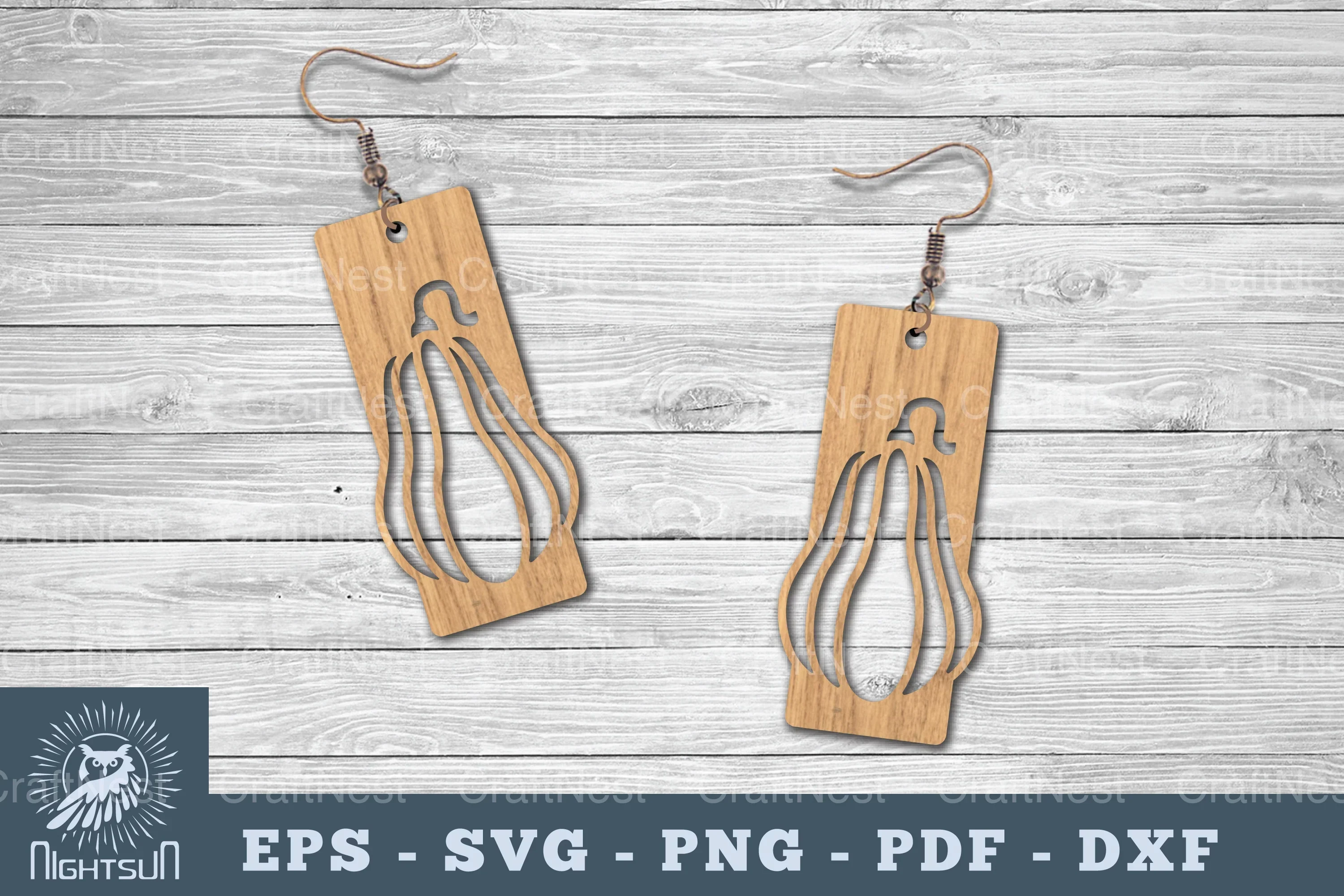 Pumpkin Laser Cut Earrings SVG Bundle