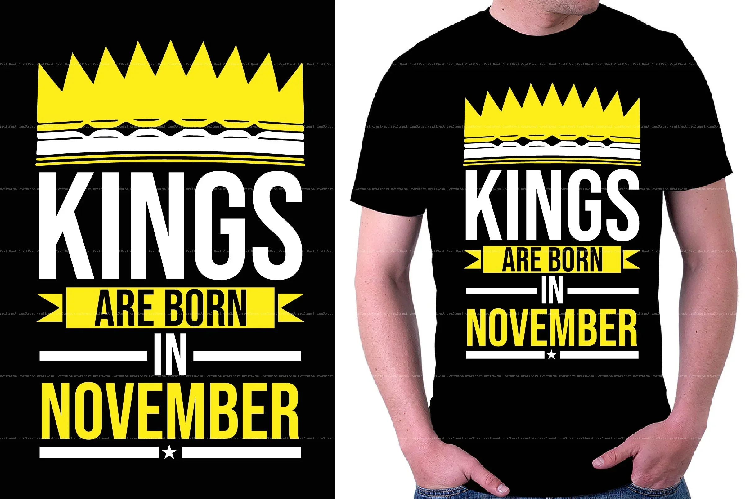 Queens and Kings T-Shirt Design SVG Bundle - Image 12