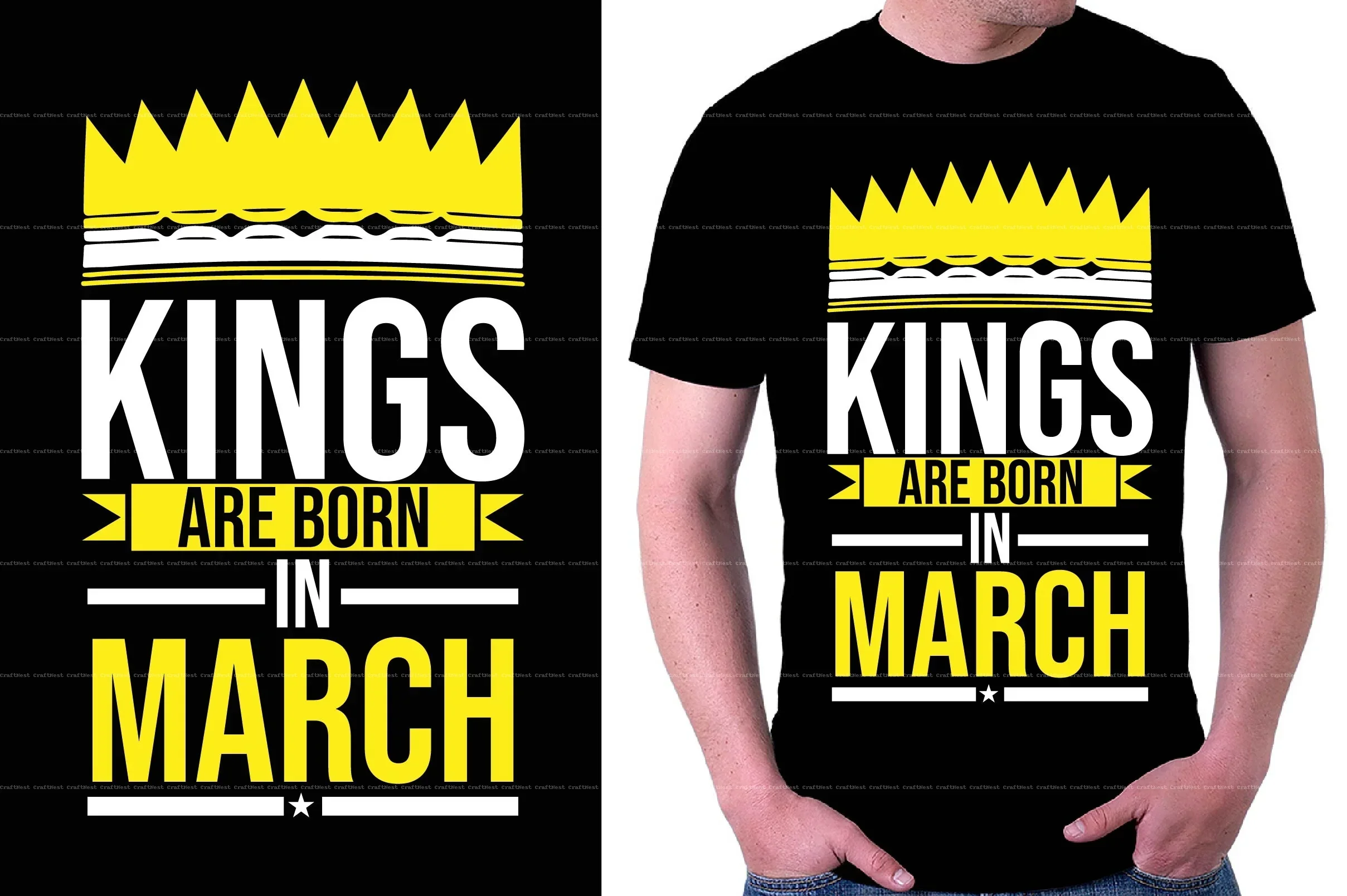Queens and Kings T-Shirt Design SVG Bundle - Image 3