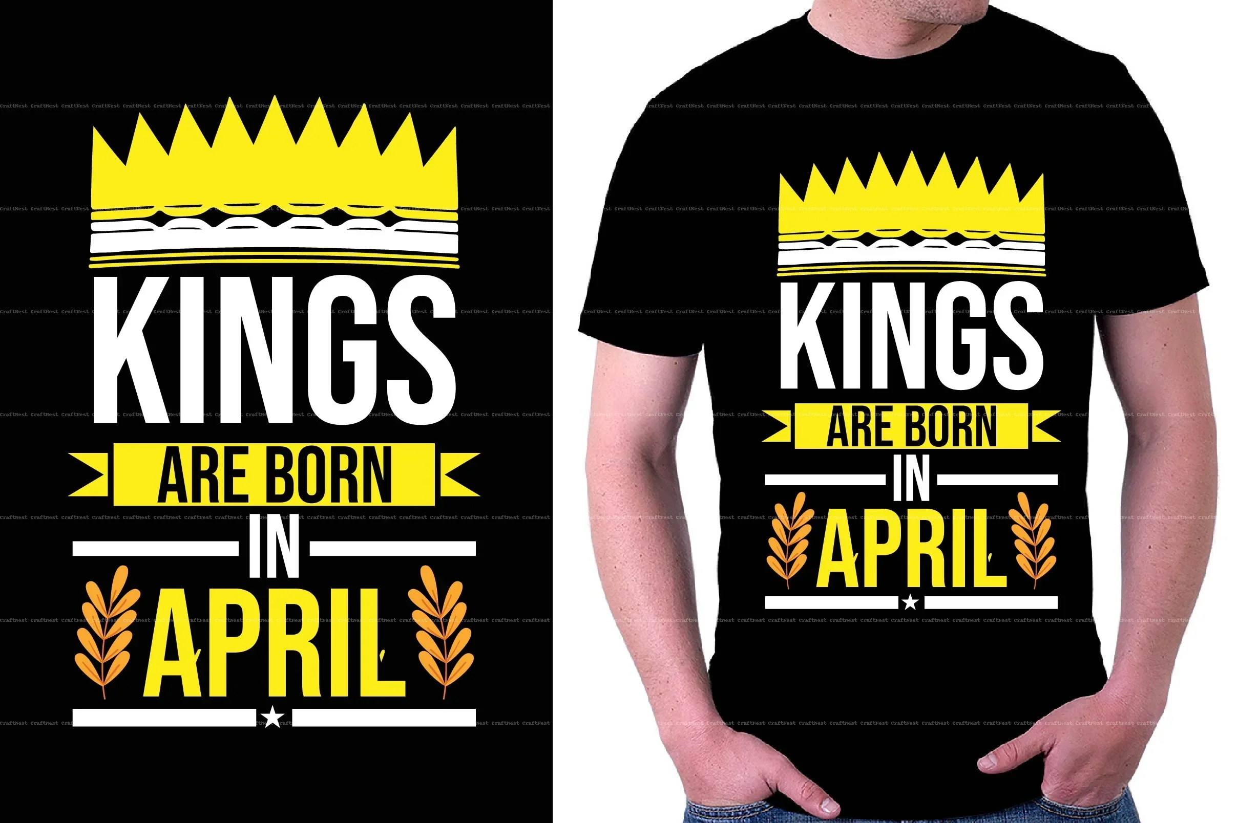 Queens and Kings T-Shirt Design SVG Bundle - Image 4