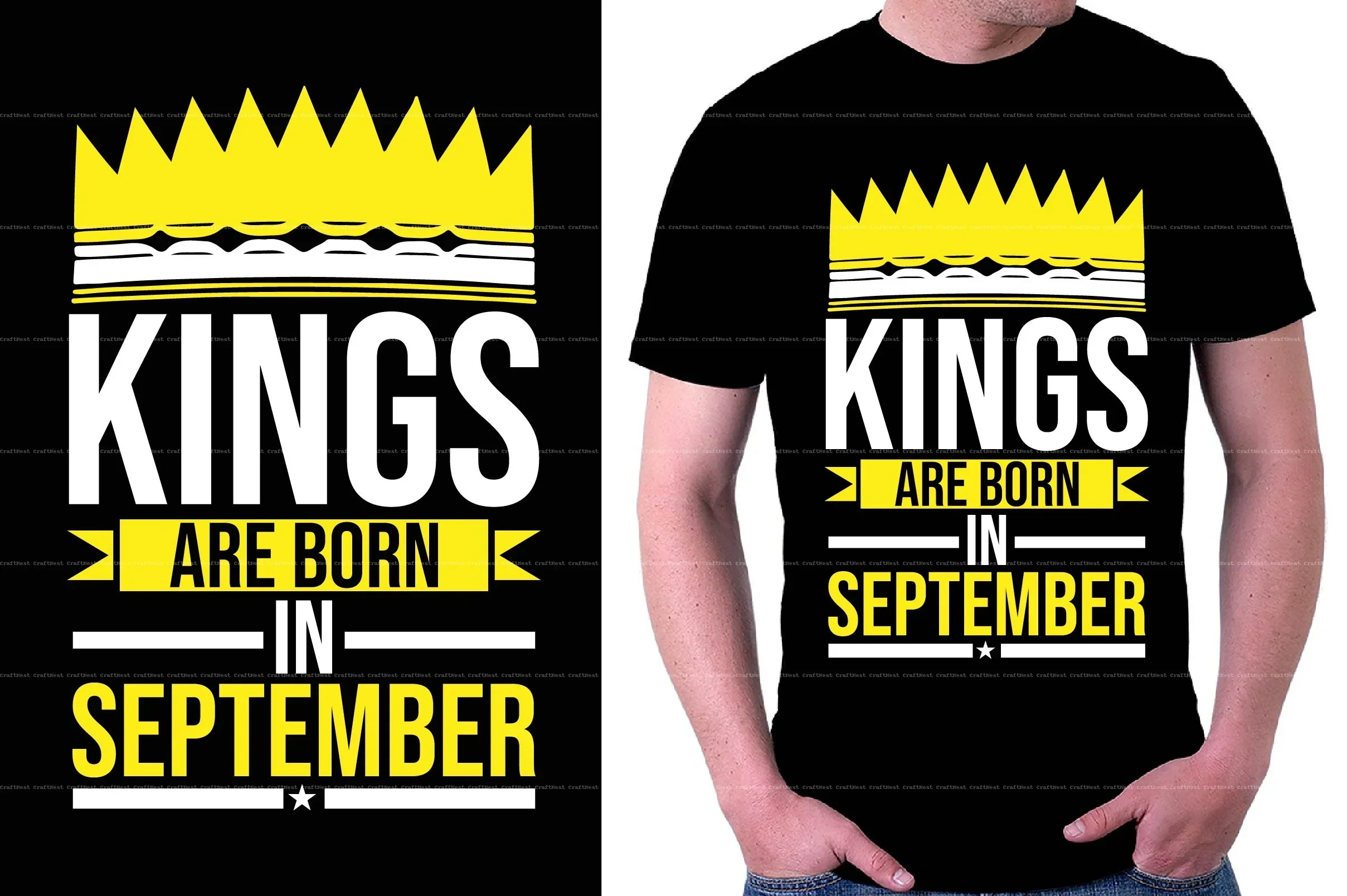 Queens and Kings T-Shirt Design SVG Bundle - Image 9