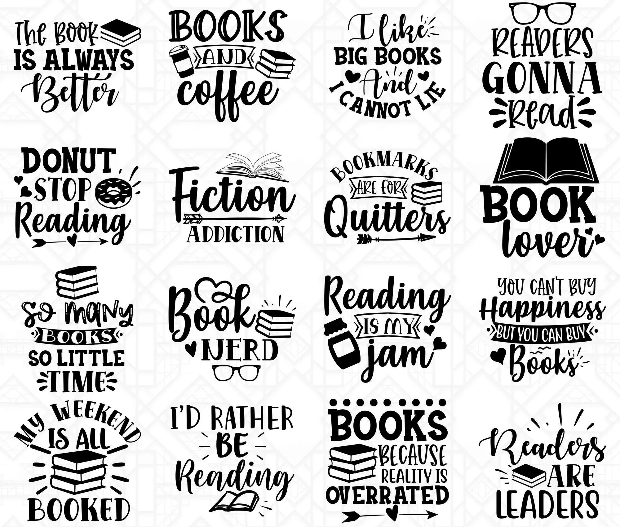 Reading Book SVG - Image 2