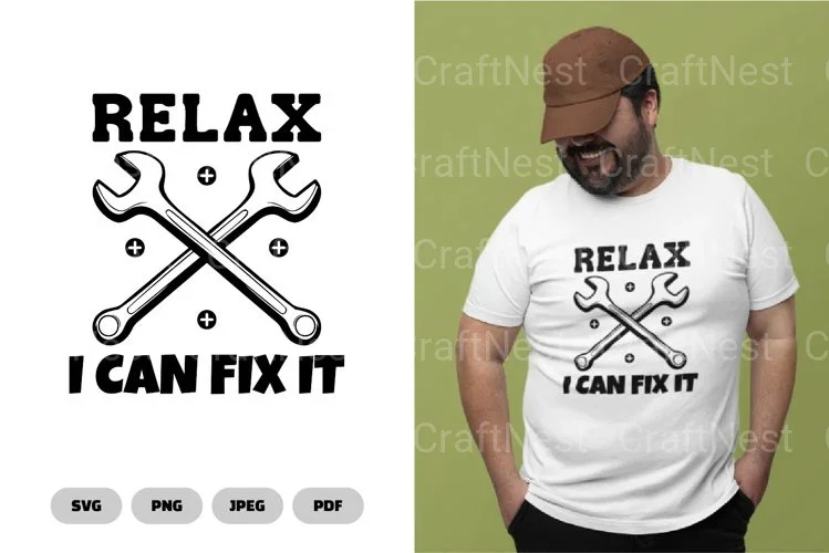 Relax Can Fix It Funny SVG Bundle