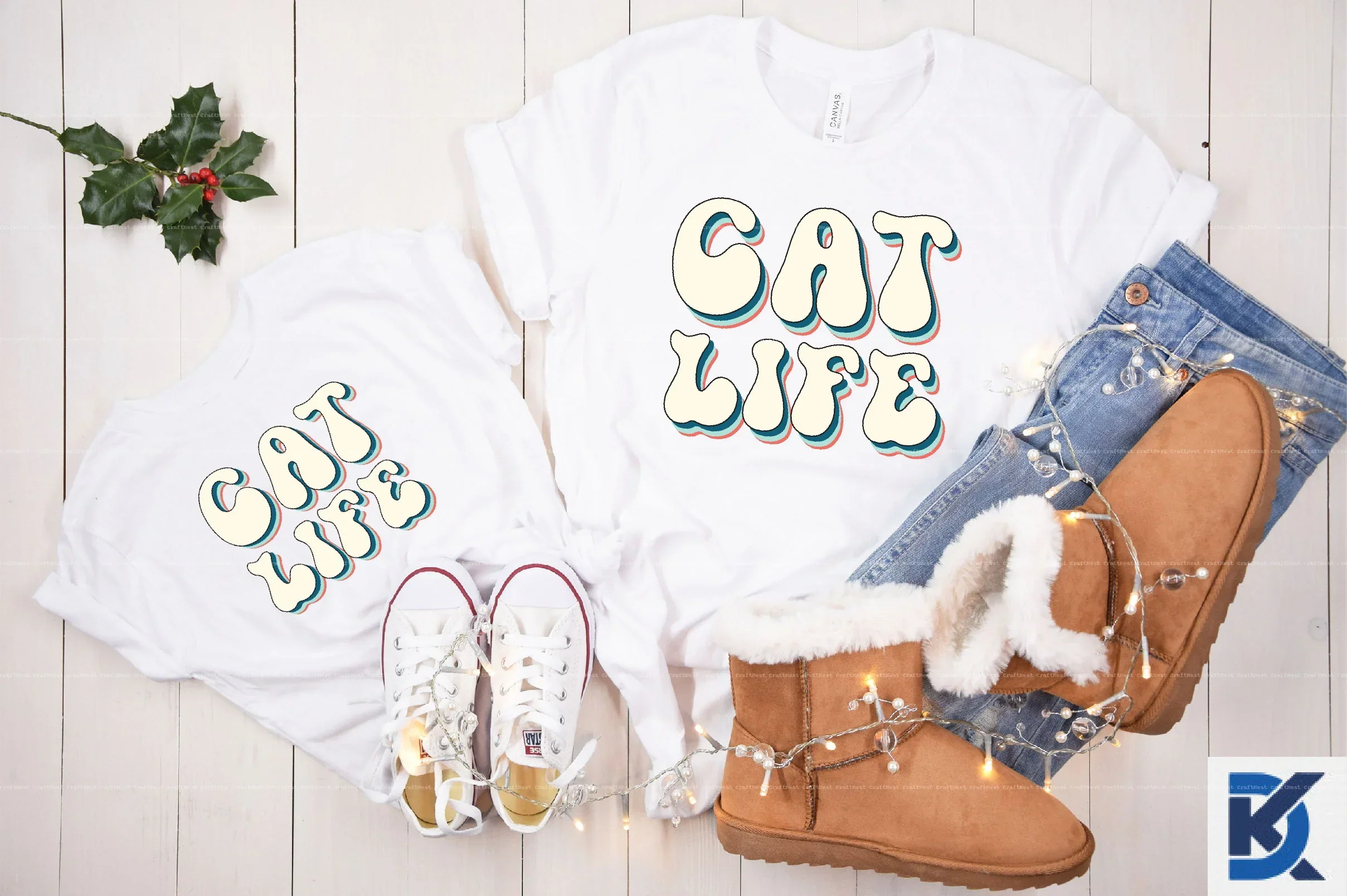 Retro Cat Design SVG Bundle - Image 7