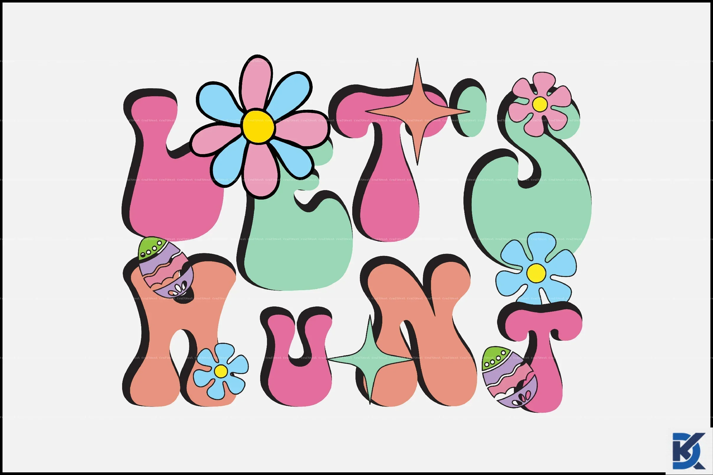 Retro Easter SVG Bundle - Image 12