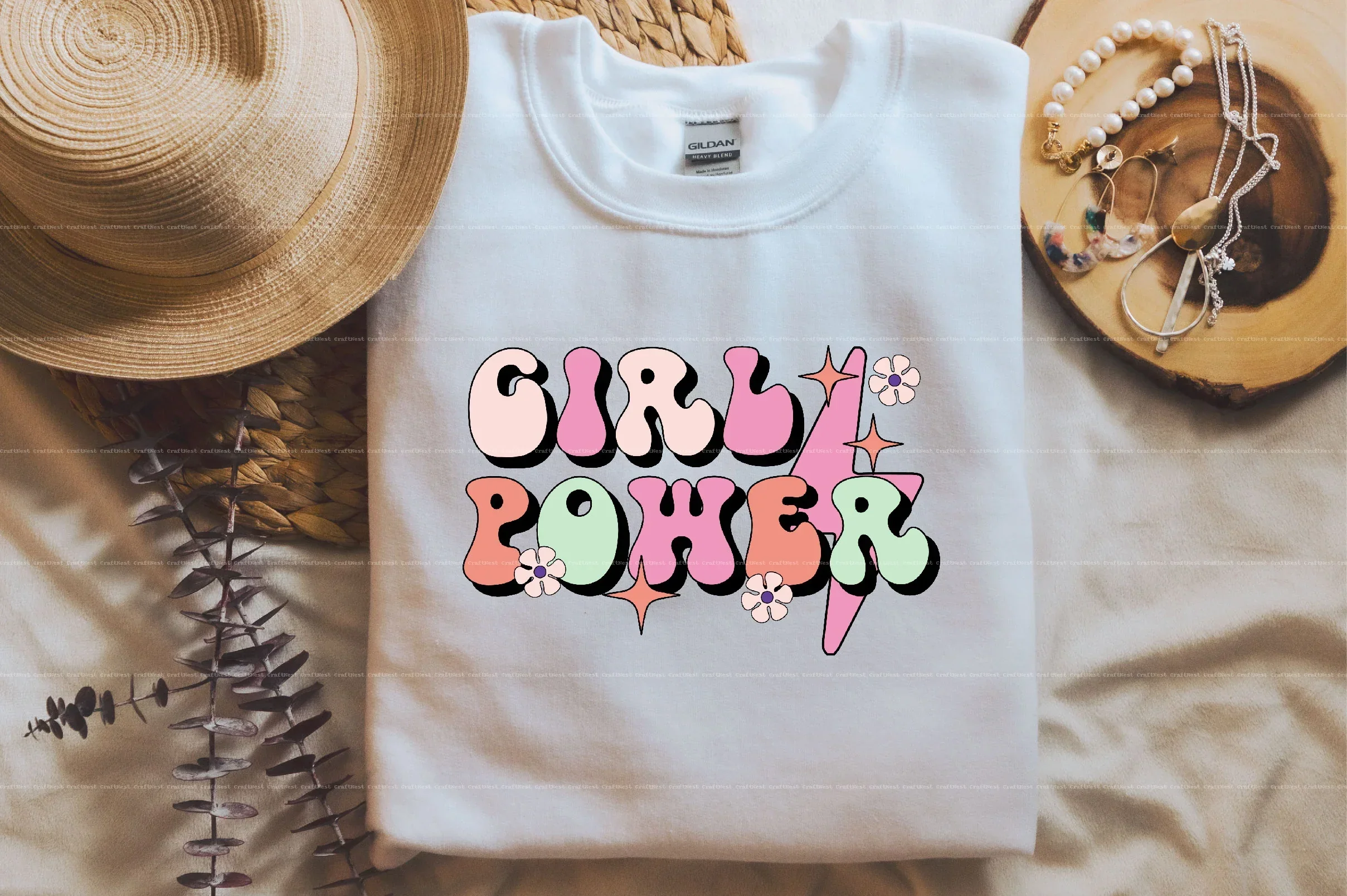Retro Girl Power Quote SVG Bundle - Image 5