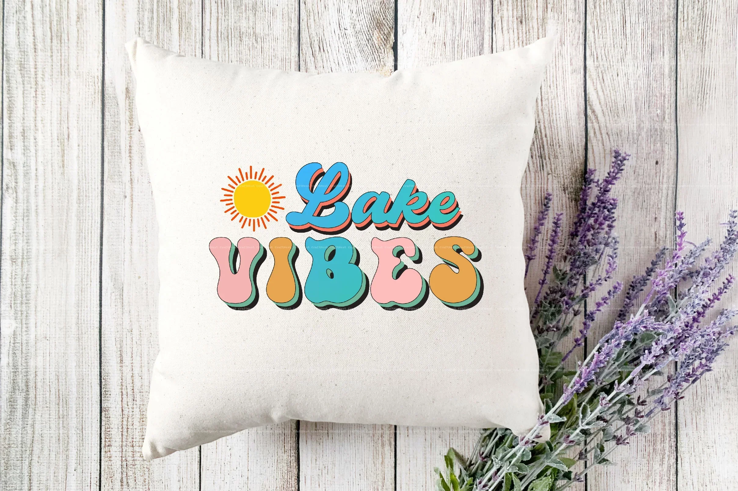 Retro Lake SVG Bundle - Image 8