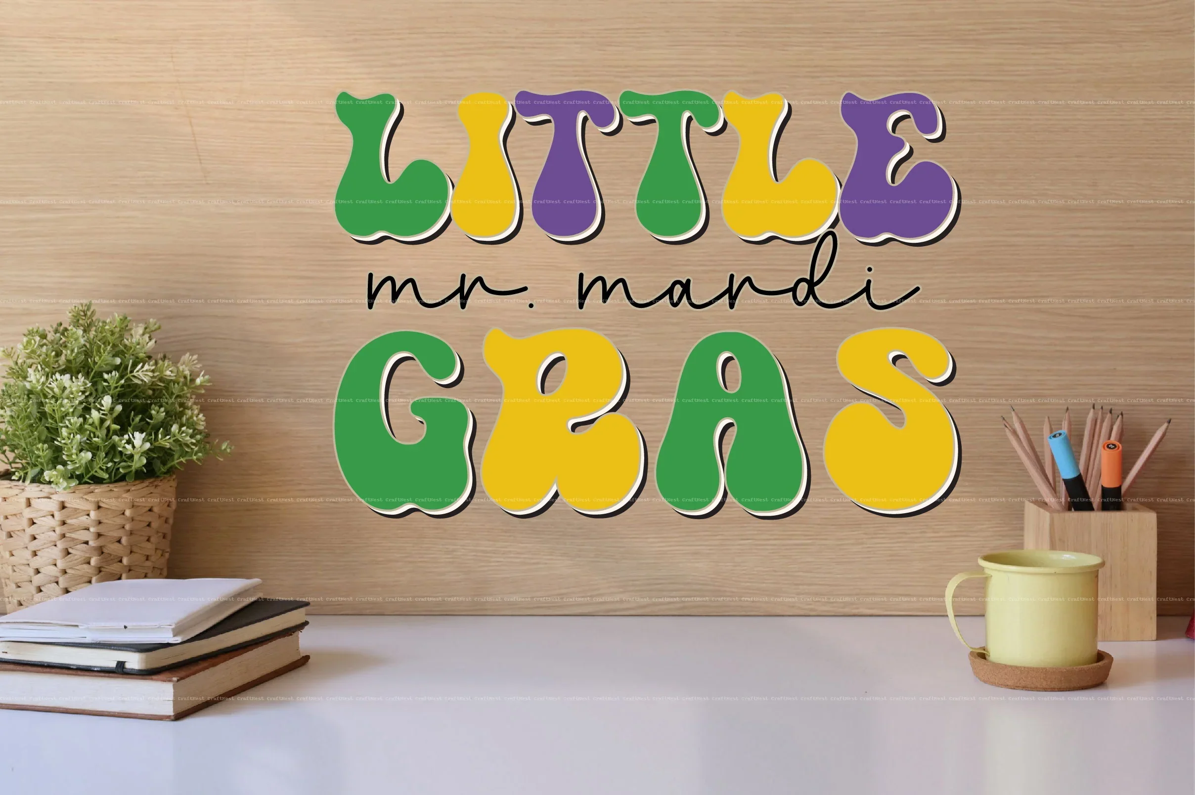 Retro Mardi Gras SVG Bundle - Image 10