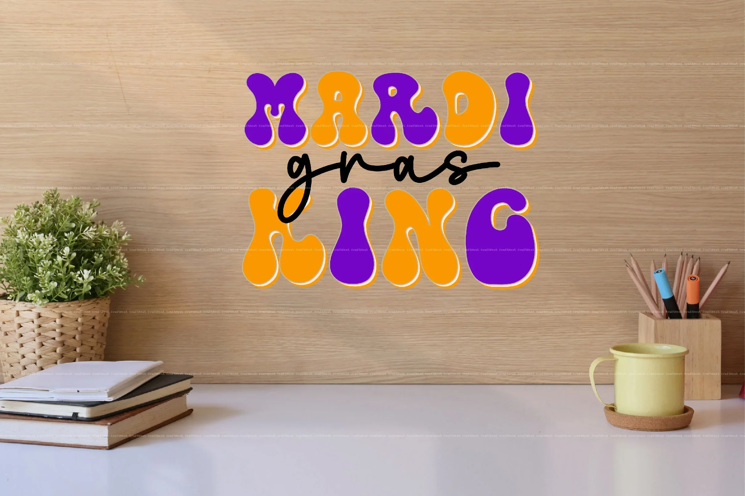 Retro Mardi Gras SVG Bundle - Image 12