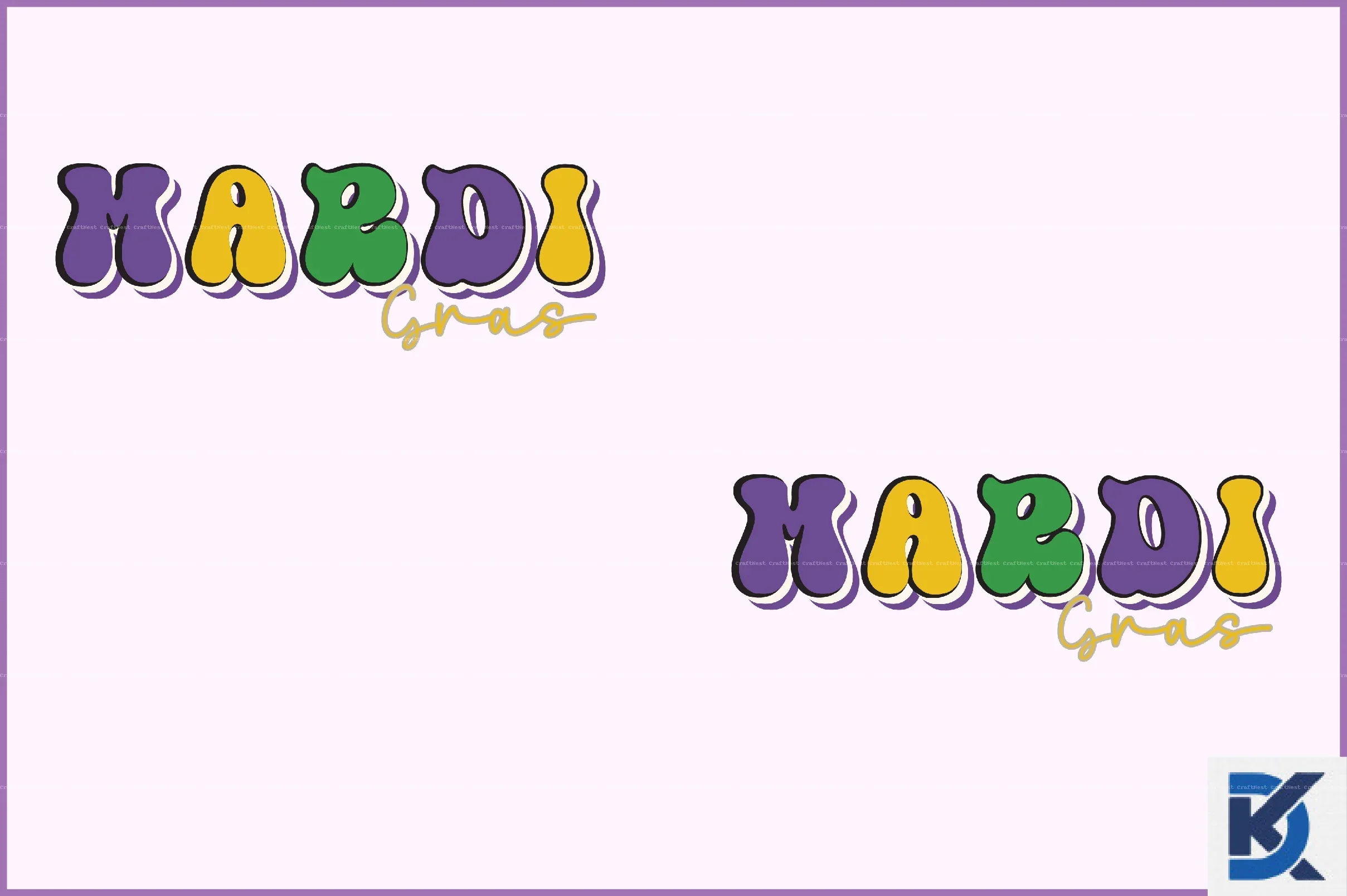 Retro Mardi Gras SVG Bundle - Image 6