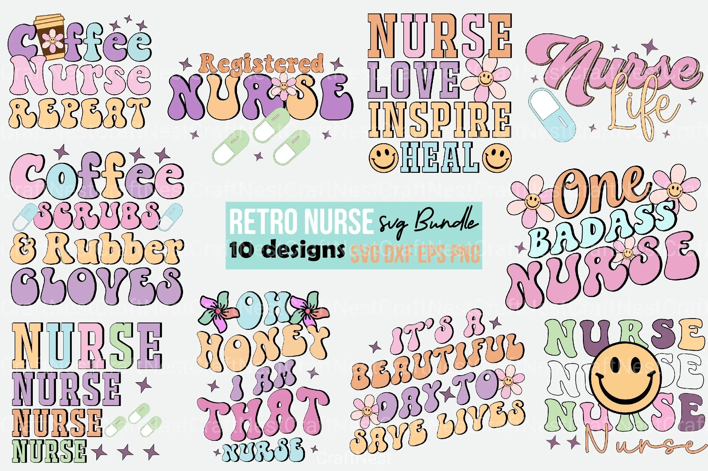 Retro Nurse Bundle