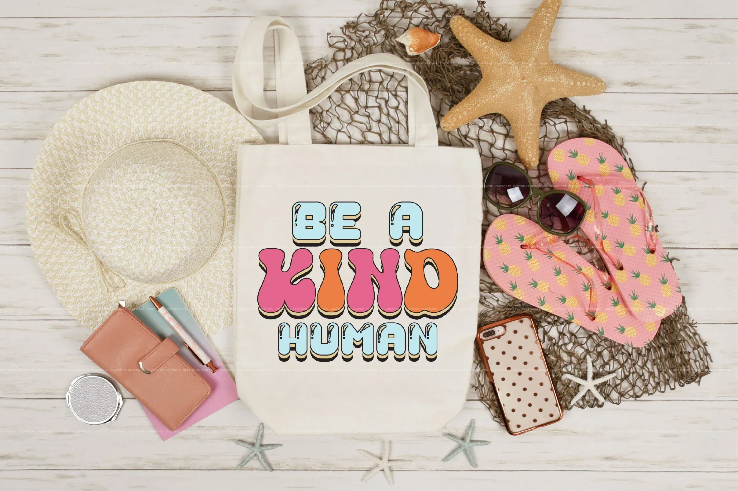 Retro Positivity Design SVG Bundle - Image 2