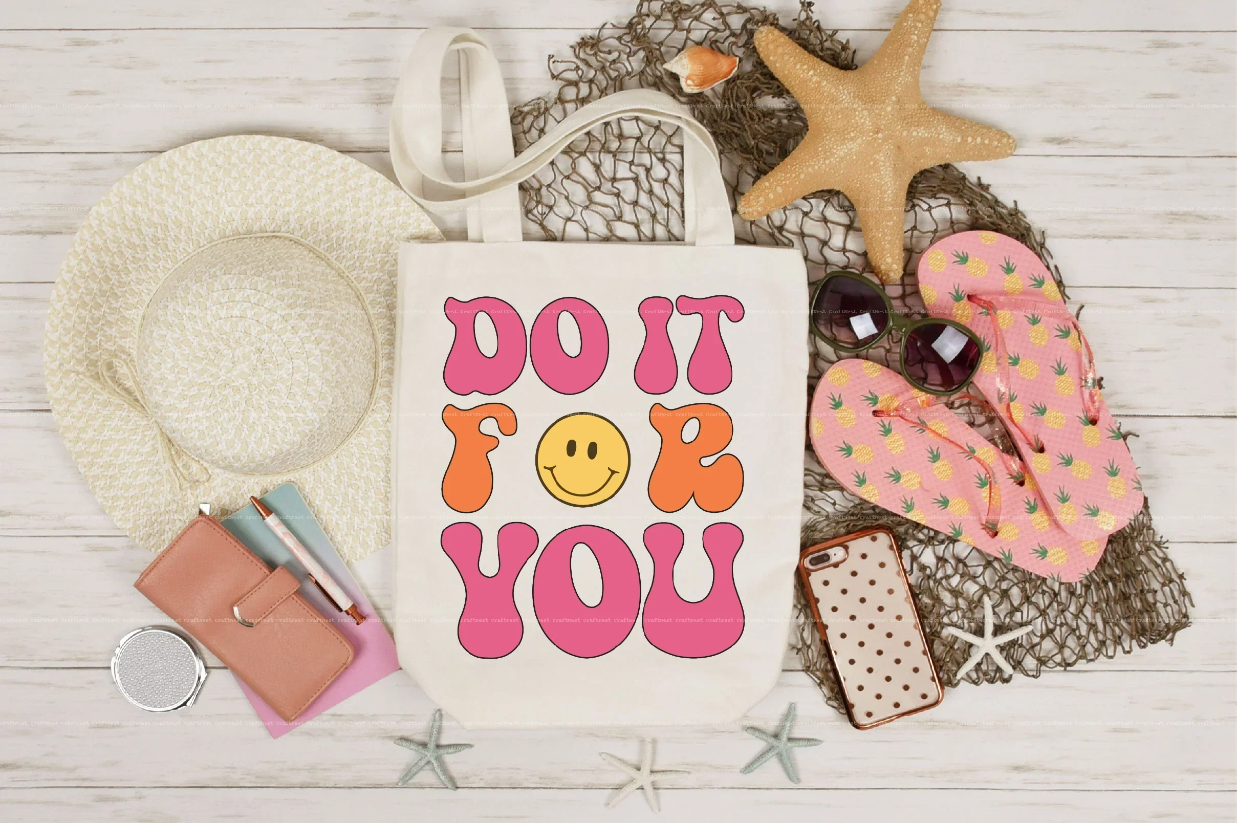 Retro Positivity Design SVG Bundle - Image 4