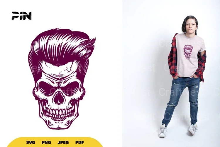 Retro Skull Halloween SVG Bundle