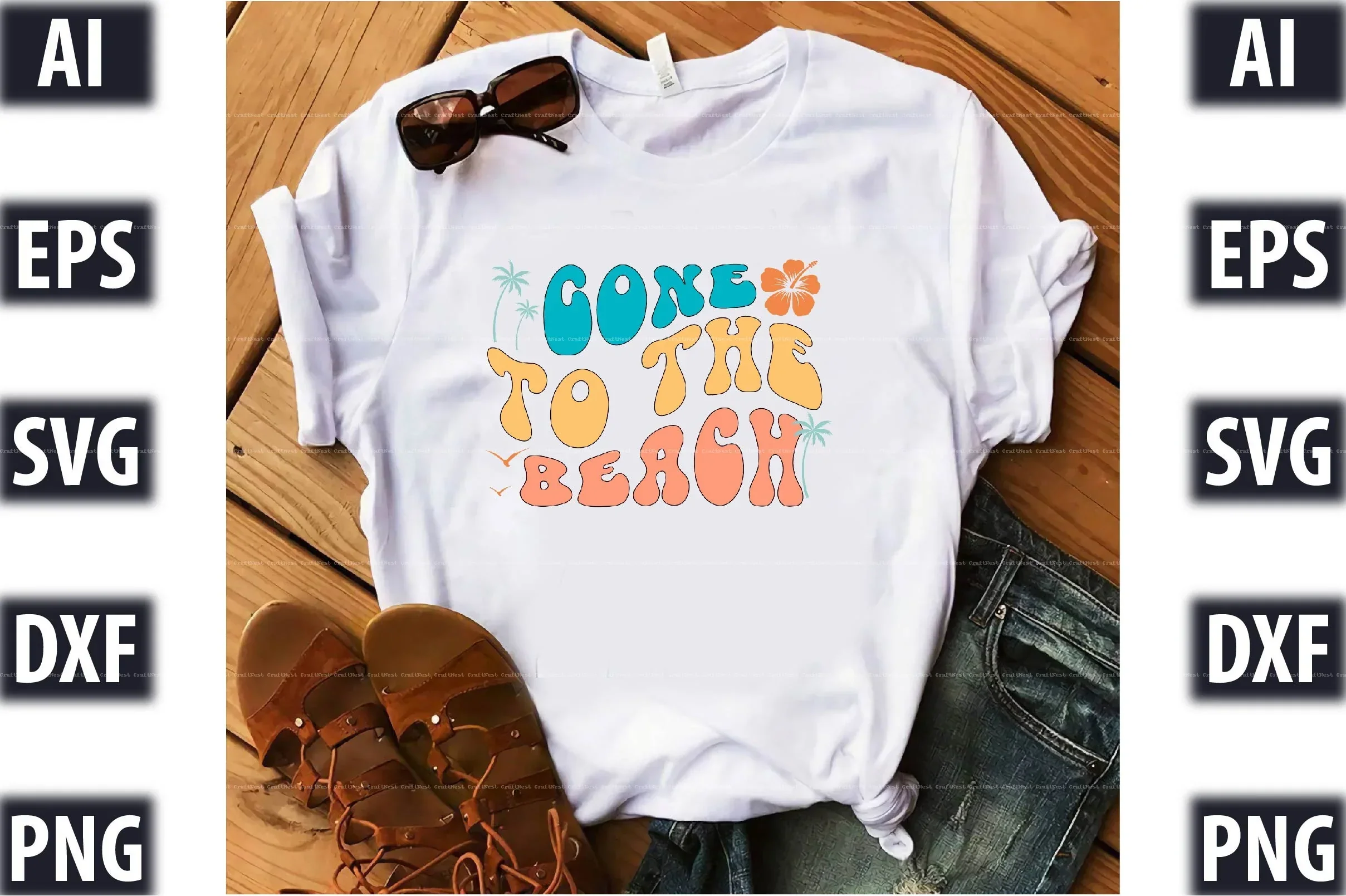 Retro Summer SVG Bundle - Image 8