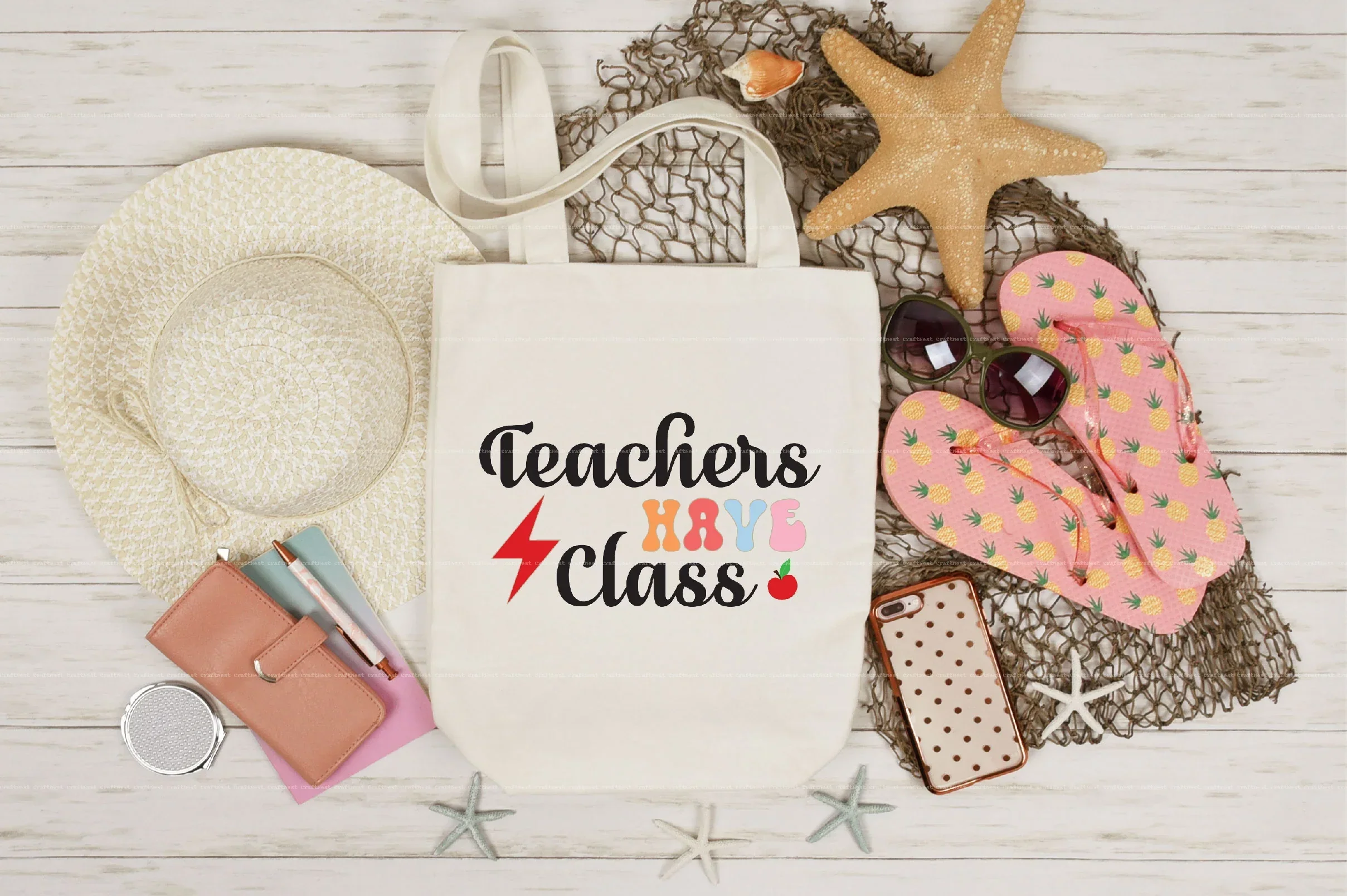 Retro Teacher SVG Bundle - Image 7