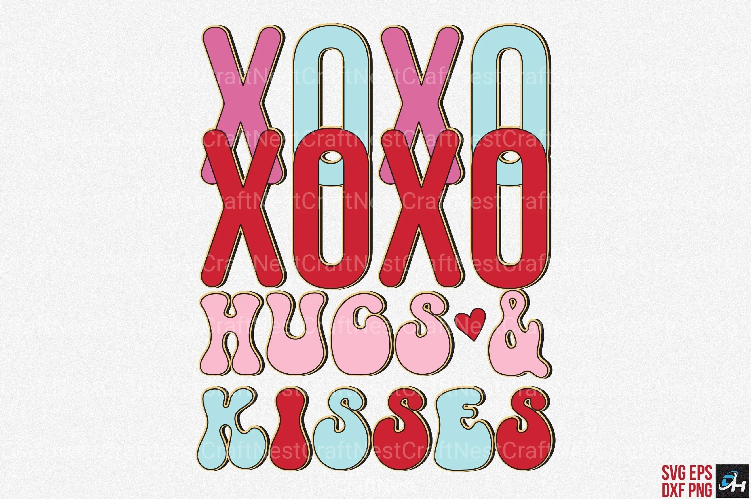 Retro Valentine's Day Design Bundle - Image 4