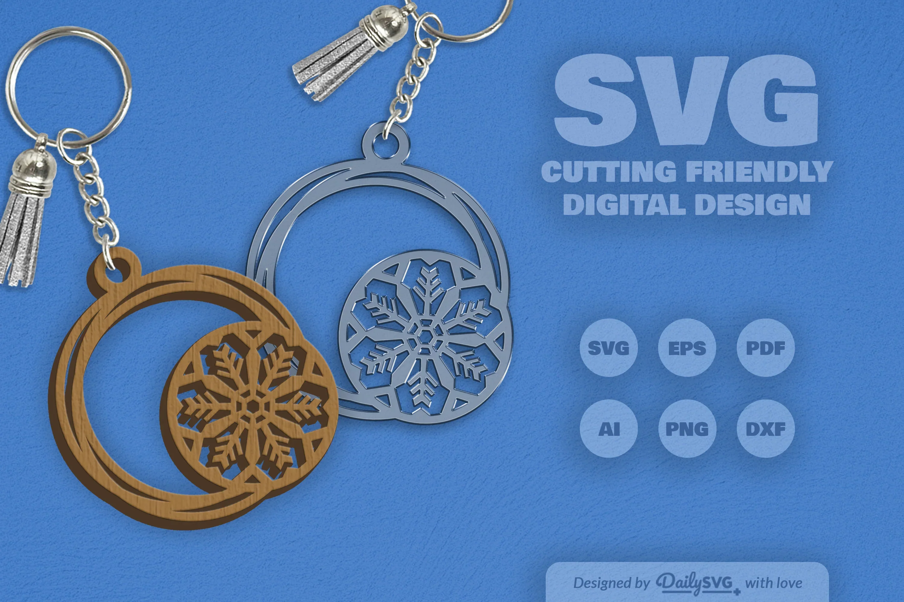Round Snowflake SVG Bundle - Image 2