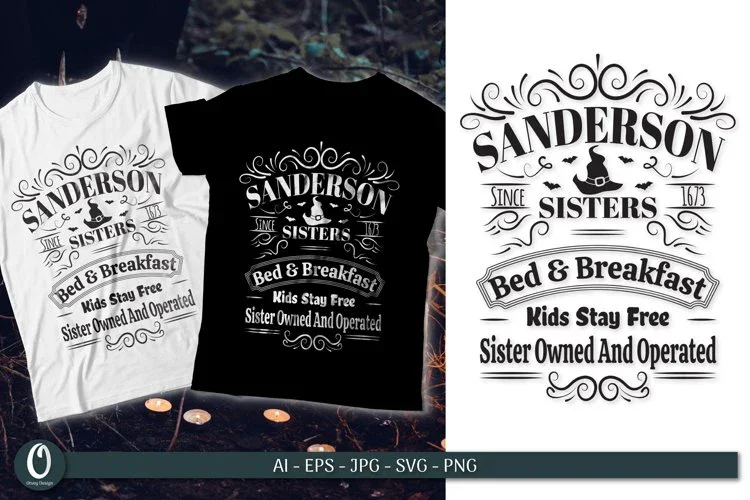 Sanderson Sisters Bed & Breakfast SVG Bundle
