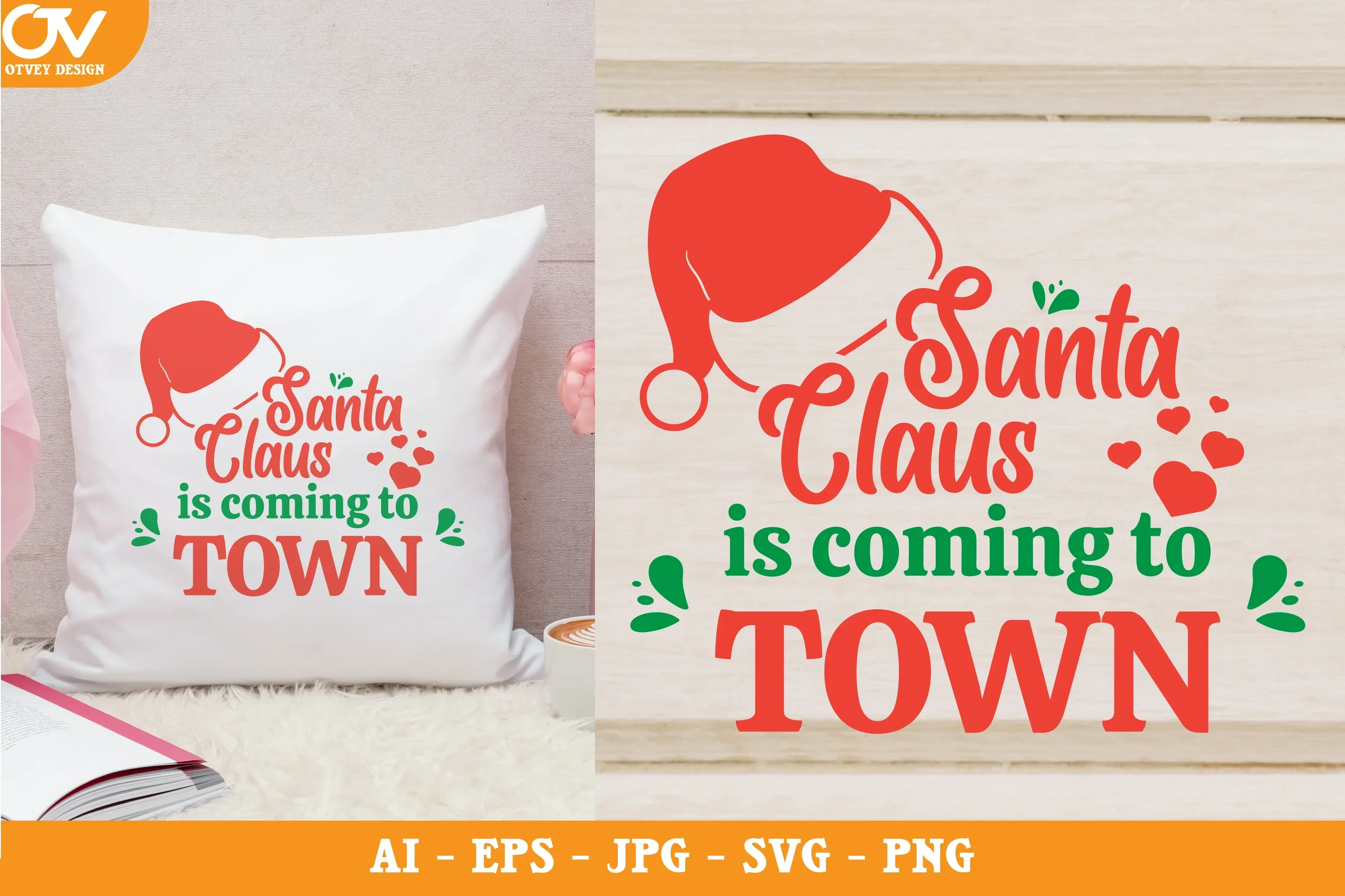 Santa Claus is Coming to Town SVG Bundle