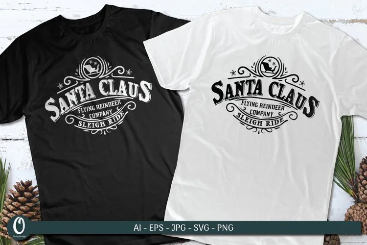 Santa Claus Sleigh Ride SVG Bundle
