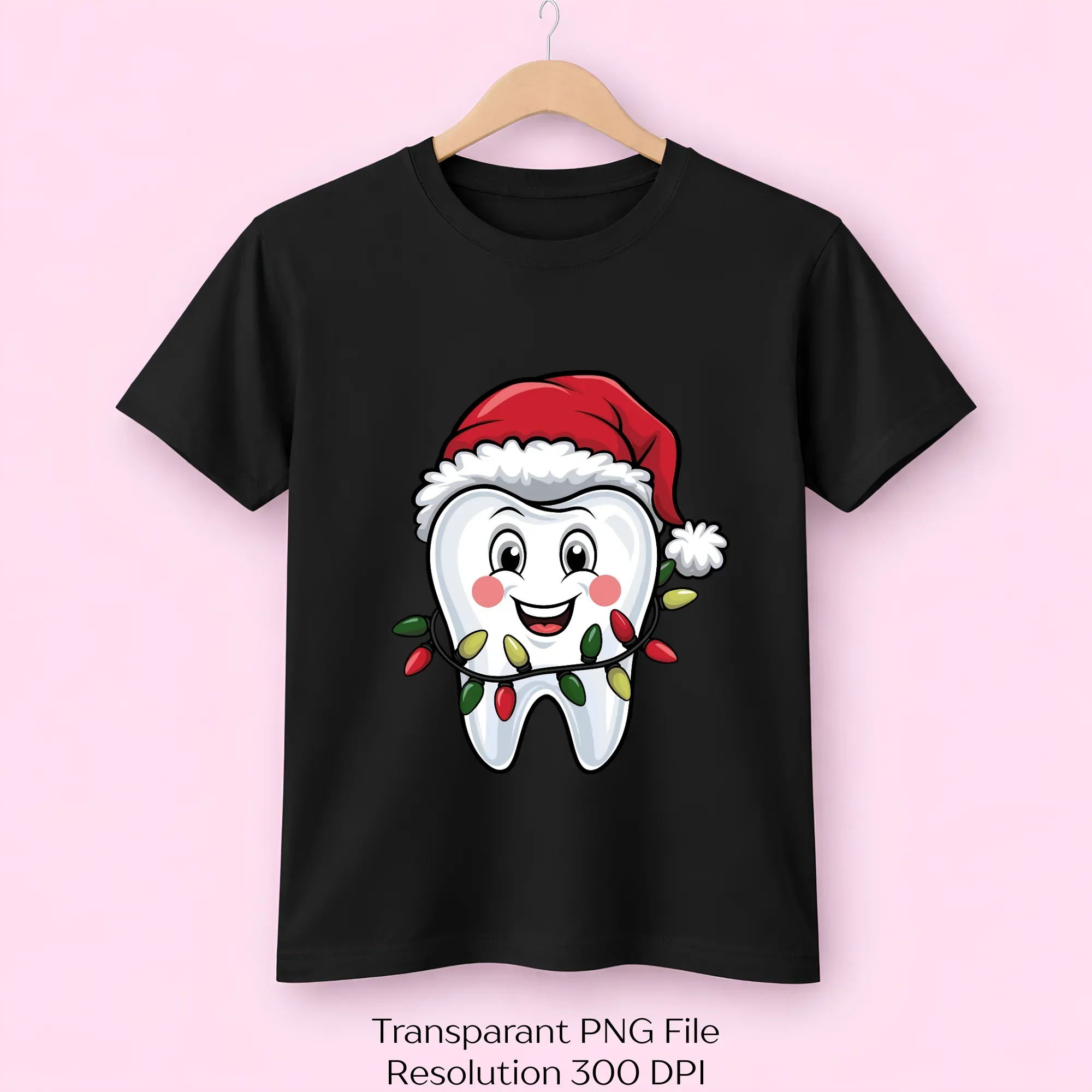 Santa Tooth Christmas Lights Dental SVG Bundle