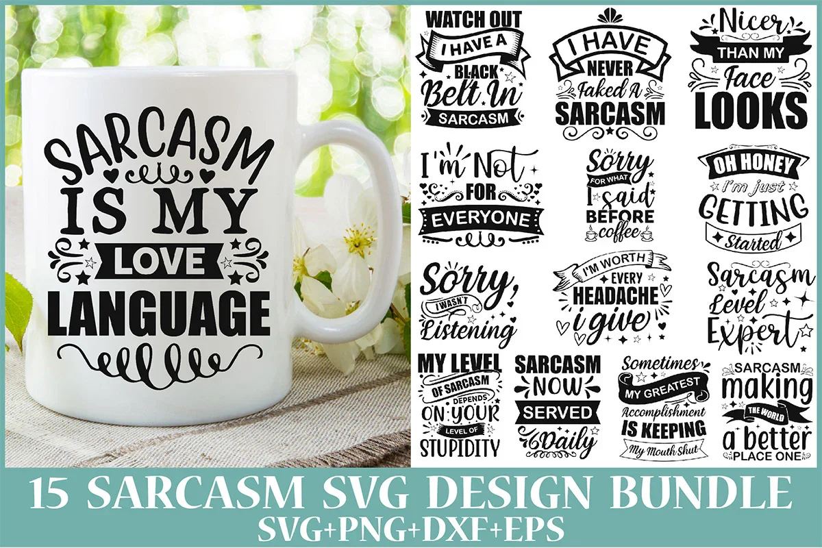 Sarcasm SVG Bundle