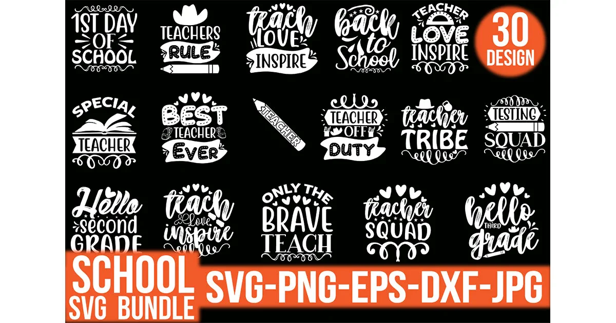School SVG Bundle