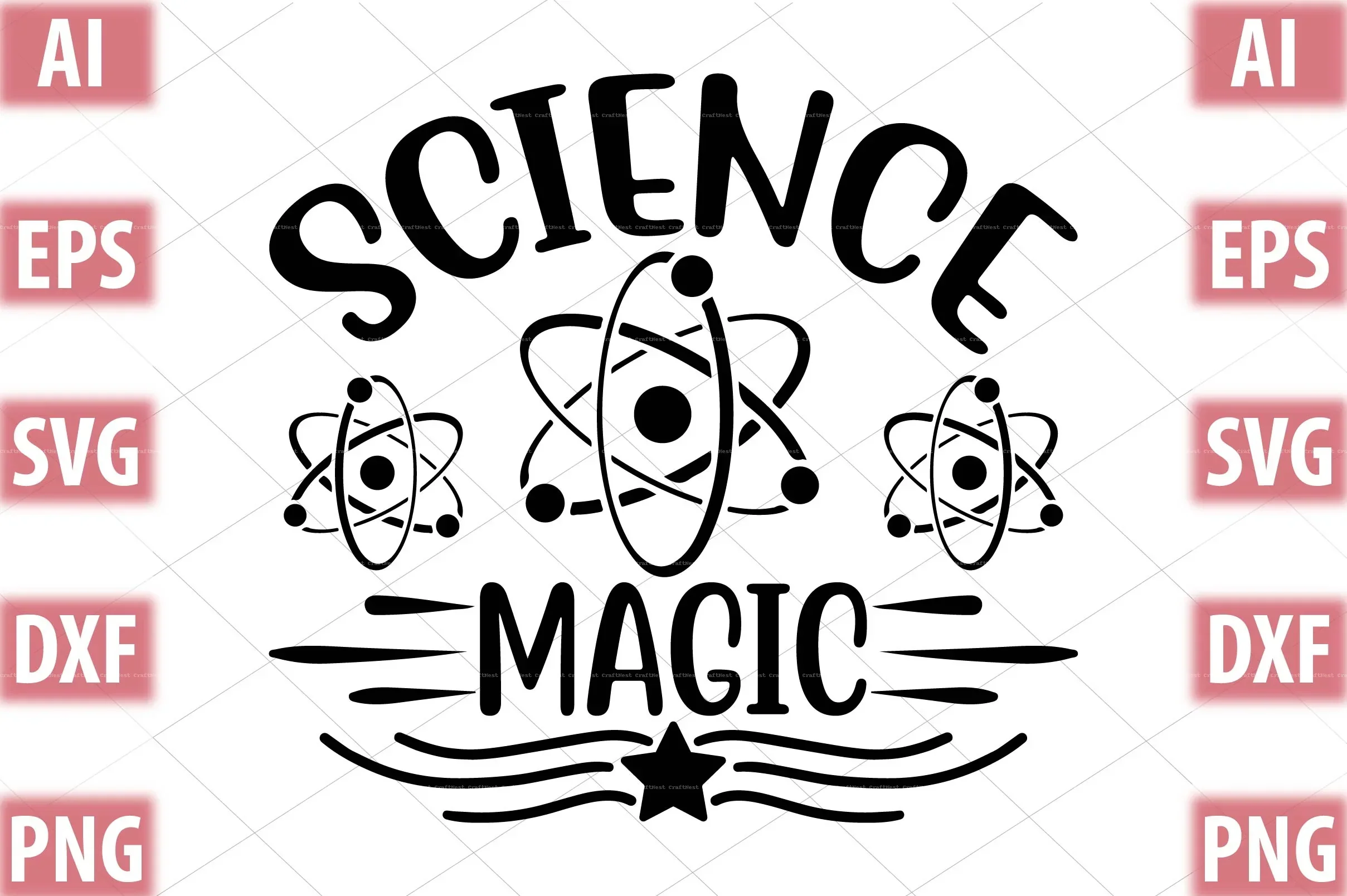 Science Design SVG Bundle for Creative Projects - Image 24