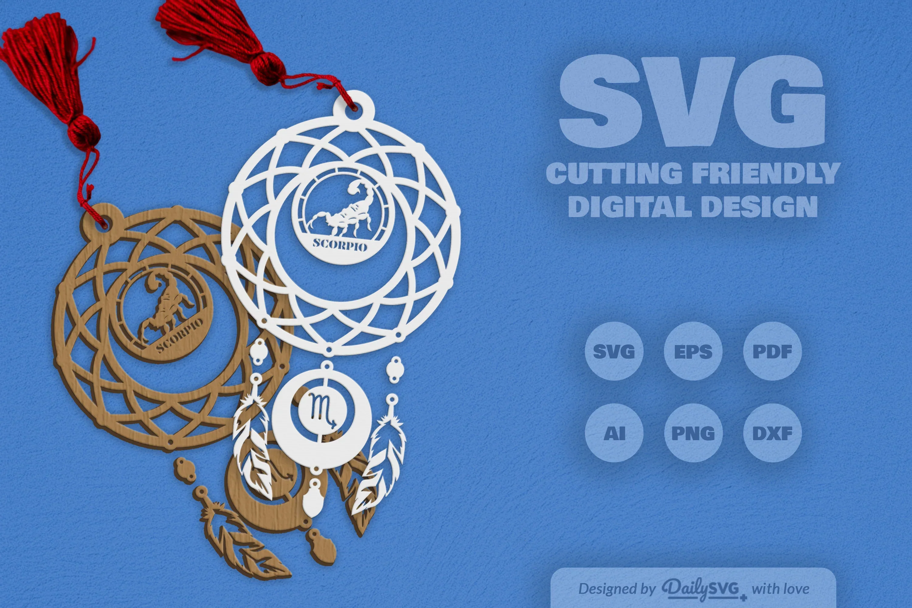 Scorpio Dream Catcher Set SVG Bundle - Image 2