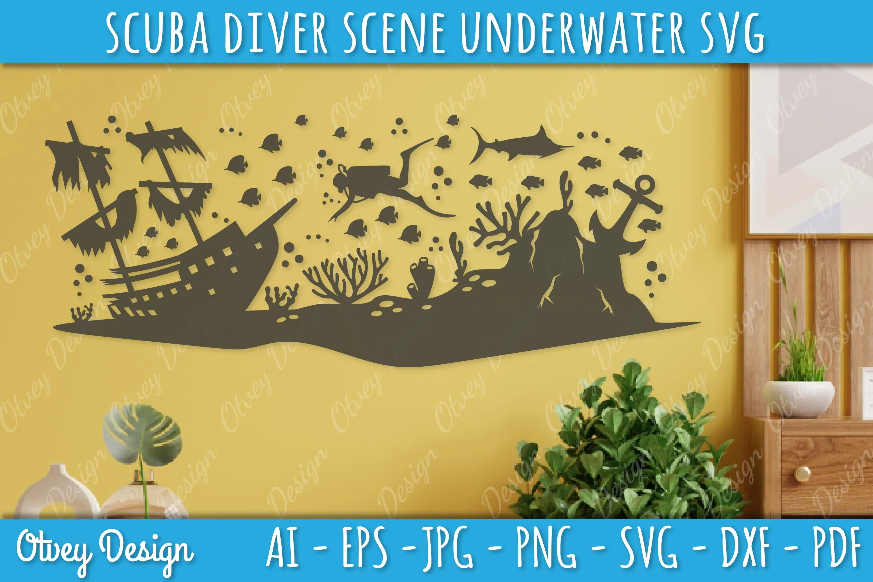 Scuba Diver Underwater World SVG Bundle - Image 4