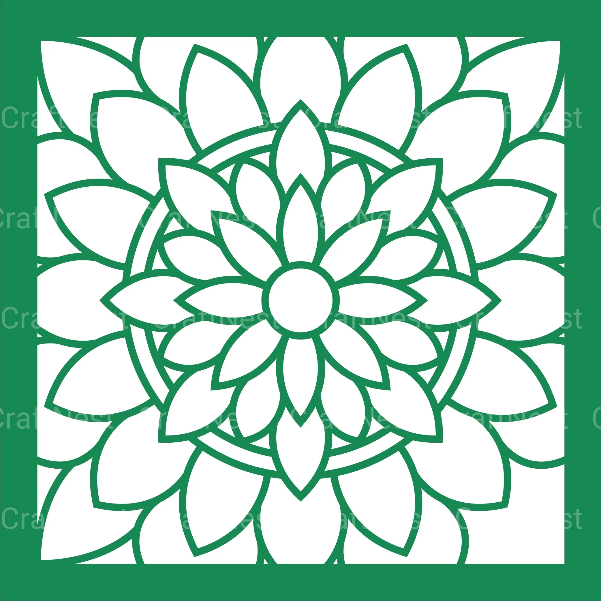 Shamrock Celtic Mandala Layered Papercut Clipart Bundle - Image 7