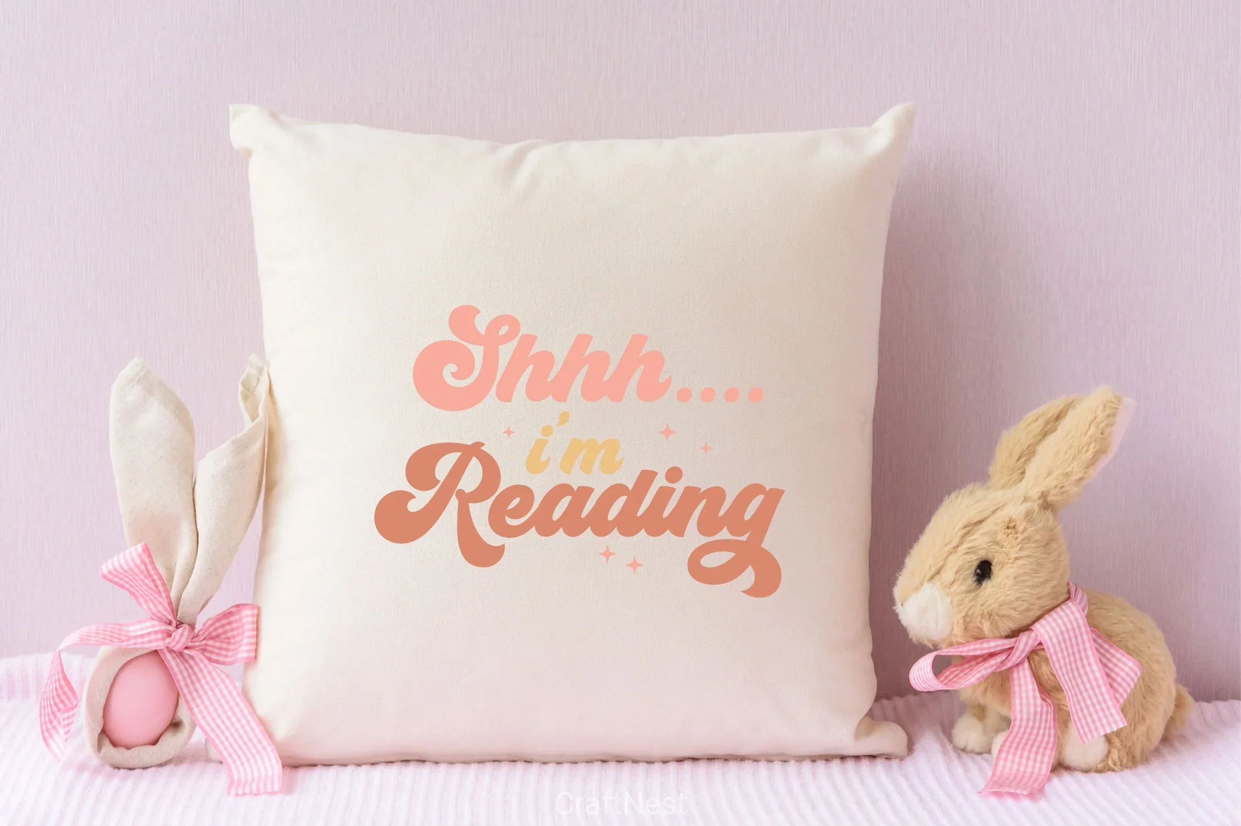 Shhh I'm Reading SVG Bundle - Image 4