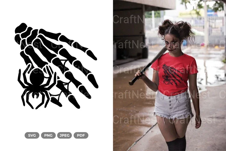 Skeleton Hand Halloween SVG Bundle