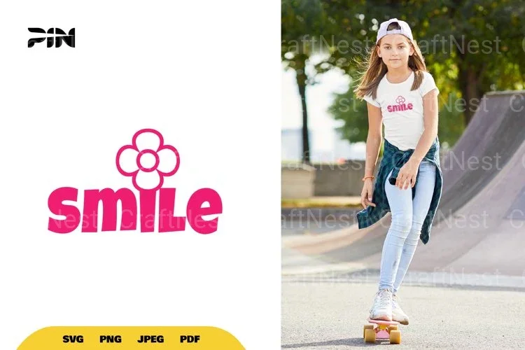 Smile Flower SVG Bundle