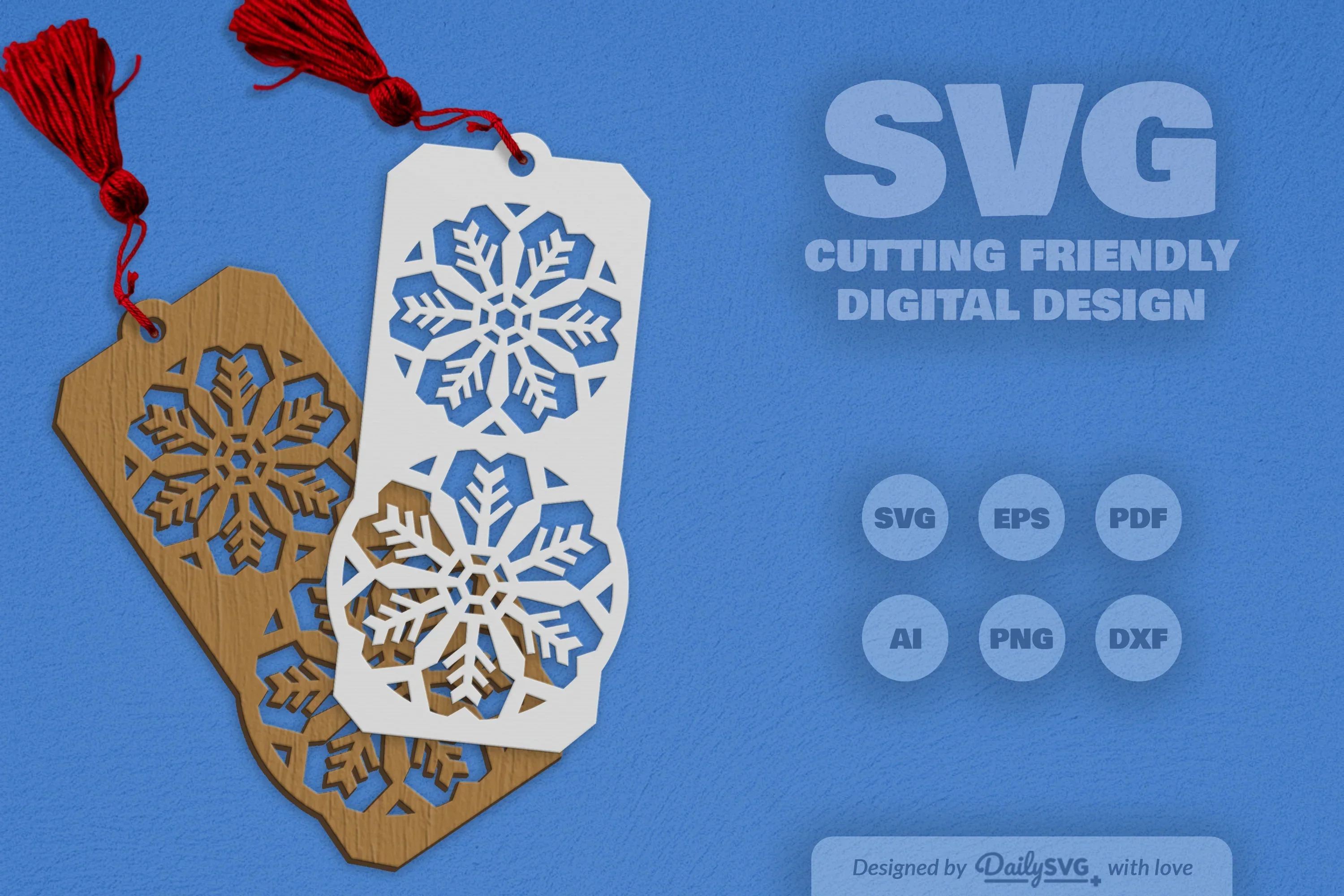 Snowflake SVG Bundle for Crafting - Image 2