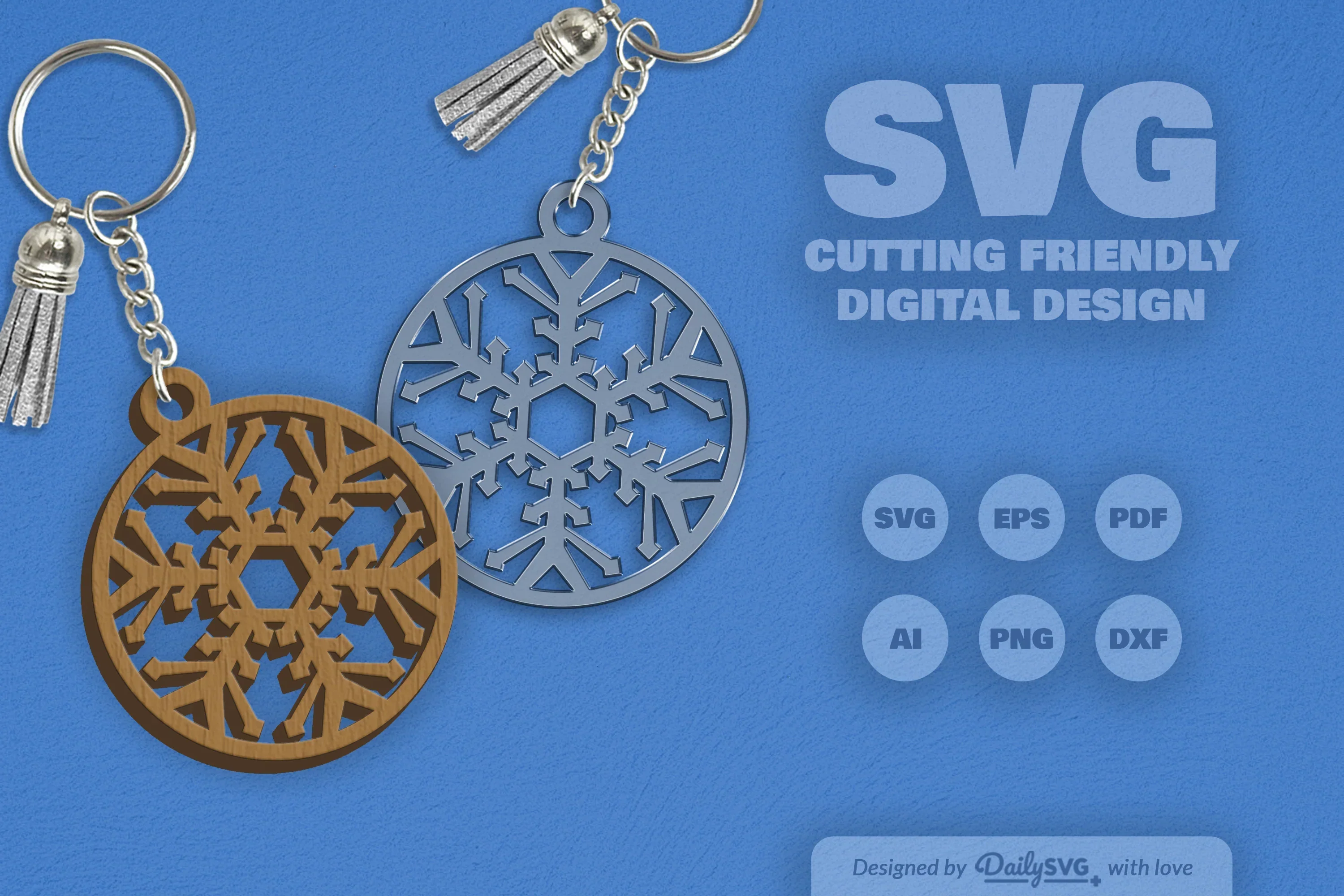 Snowflake SVG Bundle for Crafting - Image 2