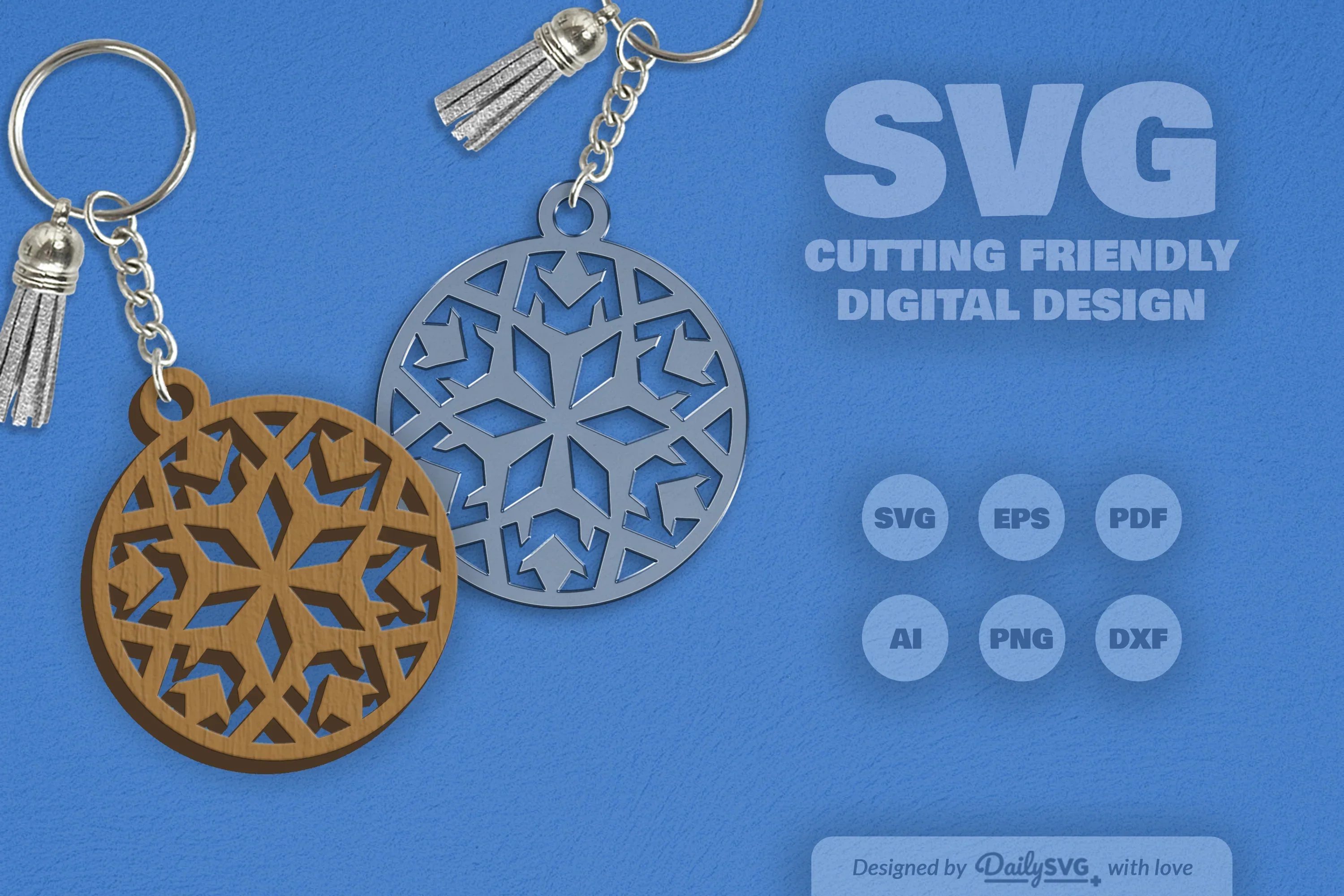 Snowflake SVG Bundle for Crafting - Image 2