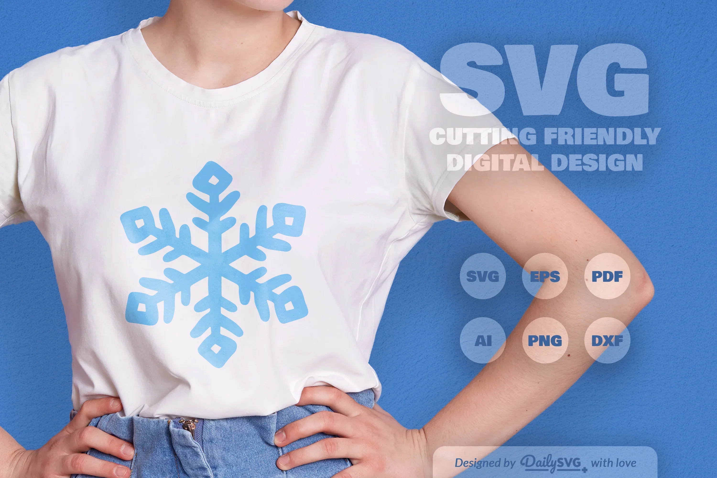 Snowflakes SVG Bundle for Winter Crafts - Image 2