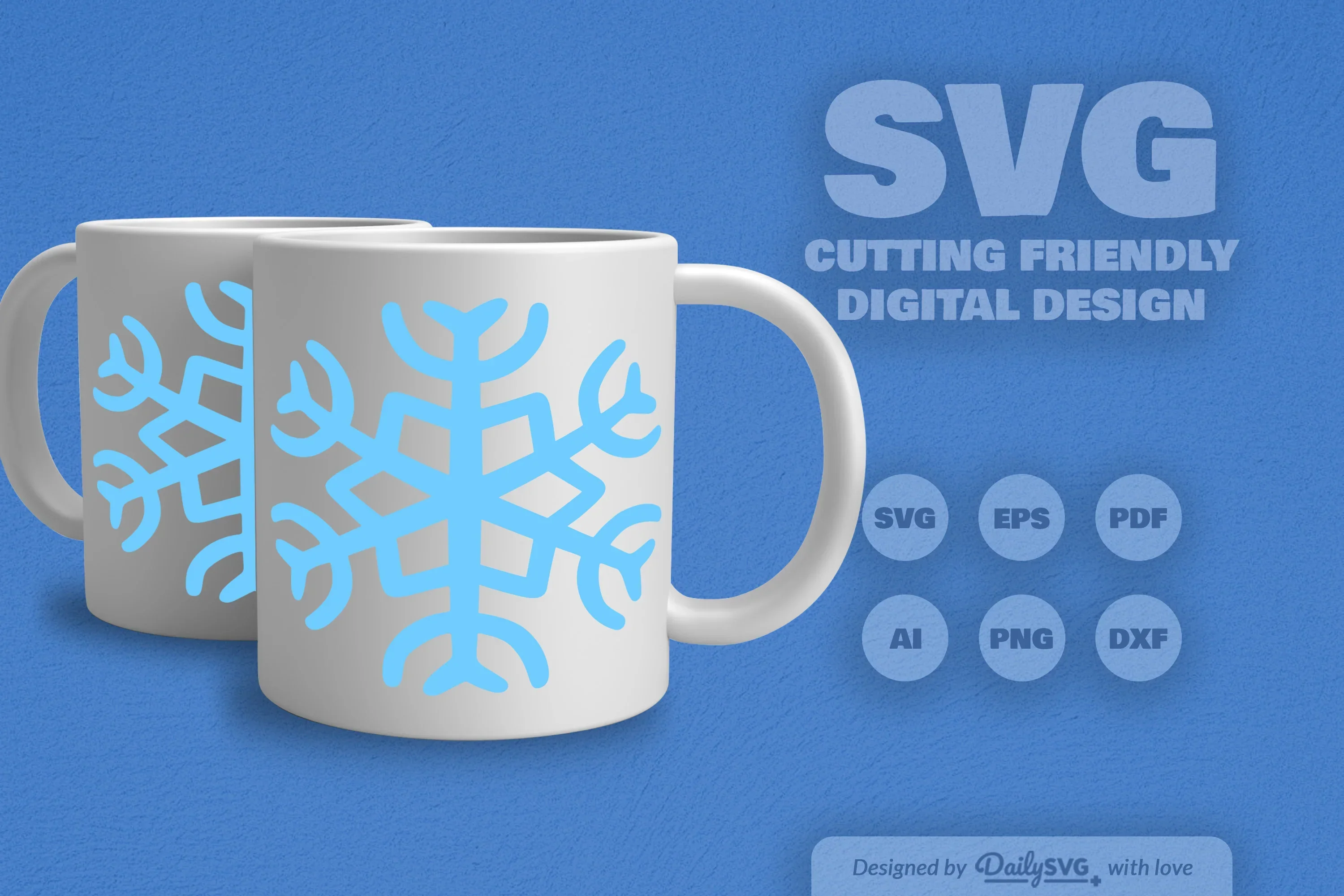 Snowflakes SVG Bundle for Winter Decor - Image 5