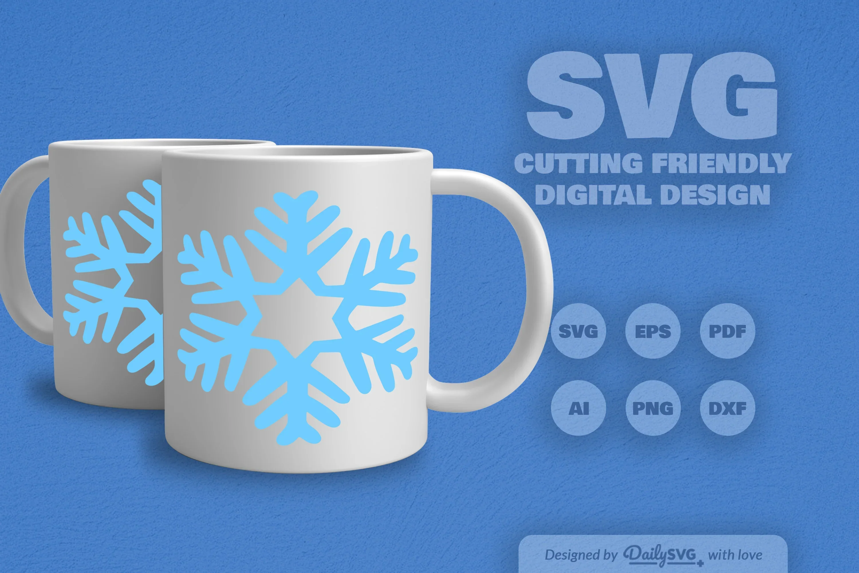 Snowflakes SVG Bundle for Winter Decor - Image 5