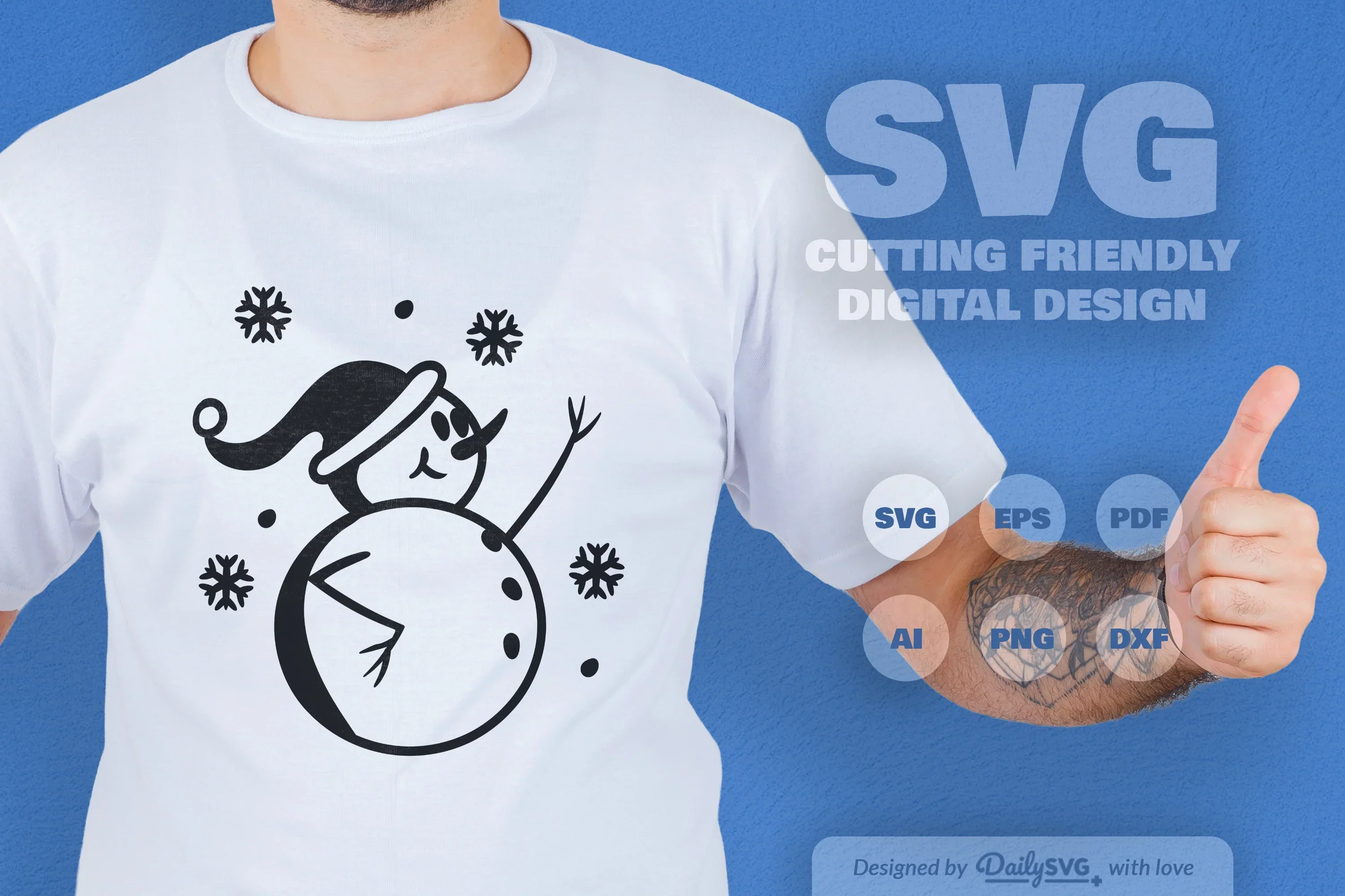 Snowman SVG Bundle: Festive Winter Decor Set - Image 3