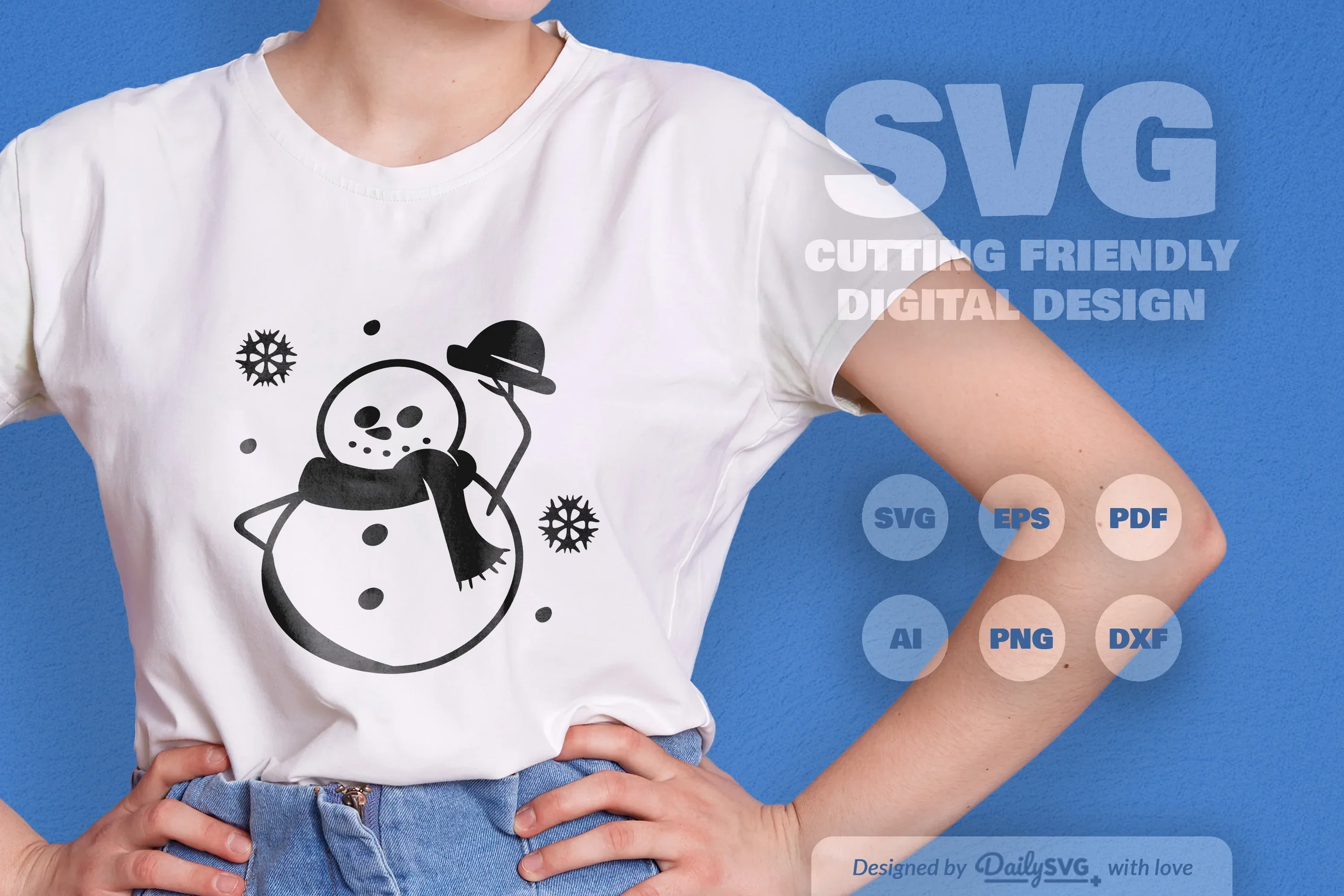 Snowman SVG Bundle: Festive Winter Decor Set - Image 2