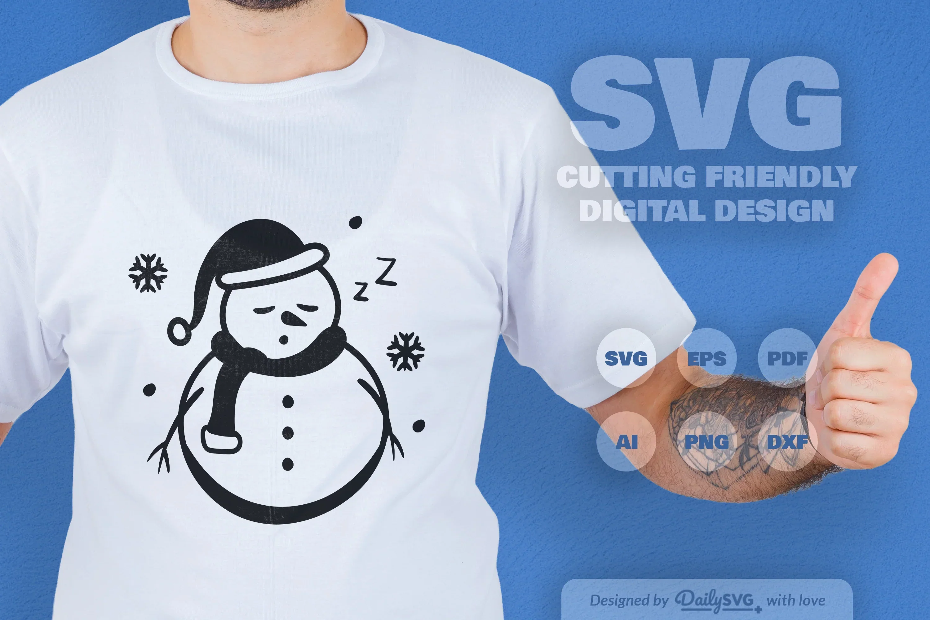 Snowman SVG Bundle for Winter Crafts - Image 3