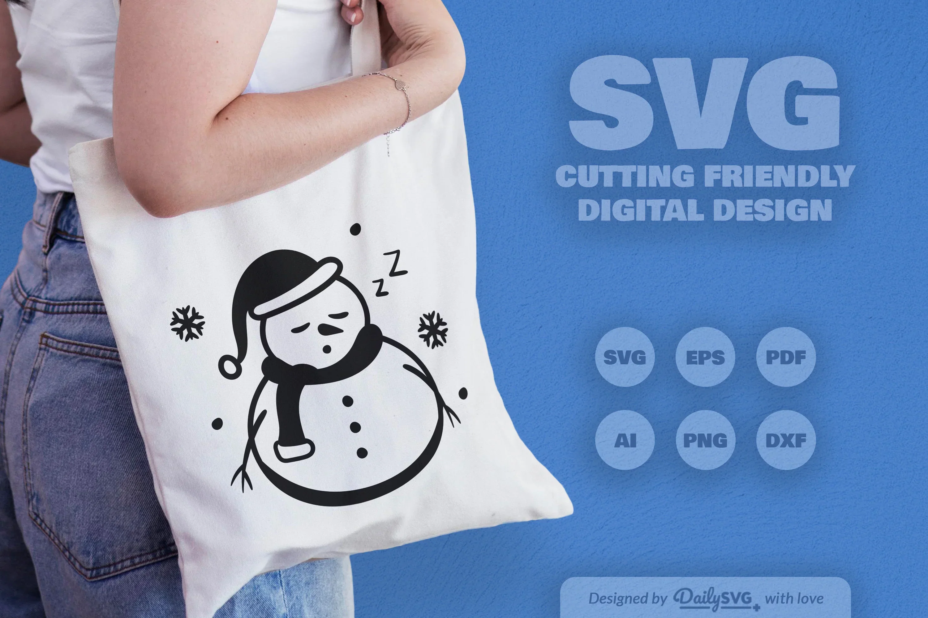 Snowman SVG Bundle for Winter Crafts - Image 4
