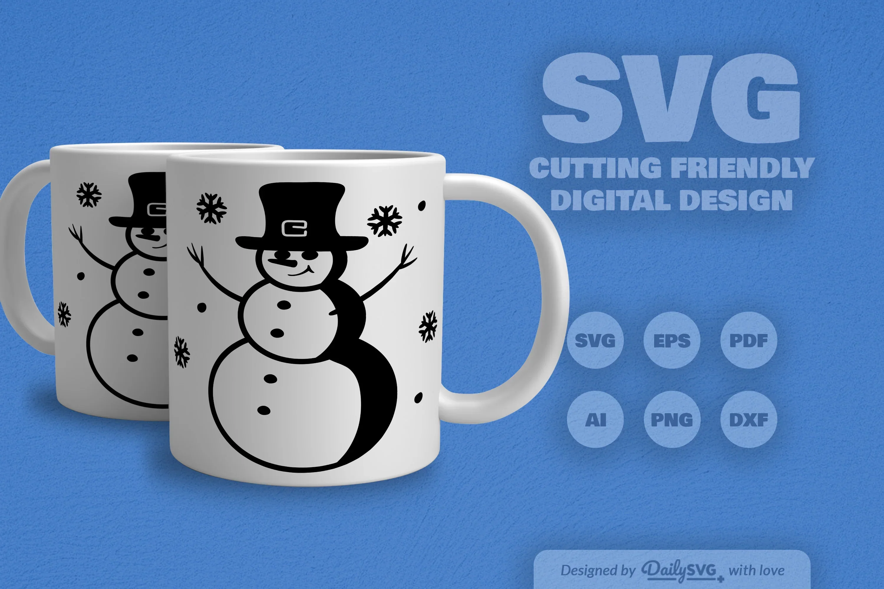 Snowman SVG Bundle for Winter Fun - Image 5