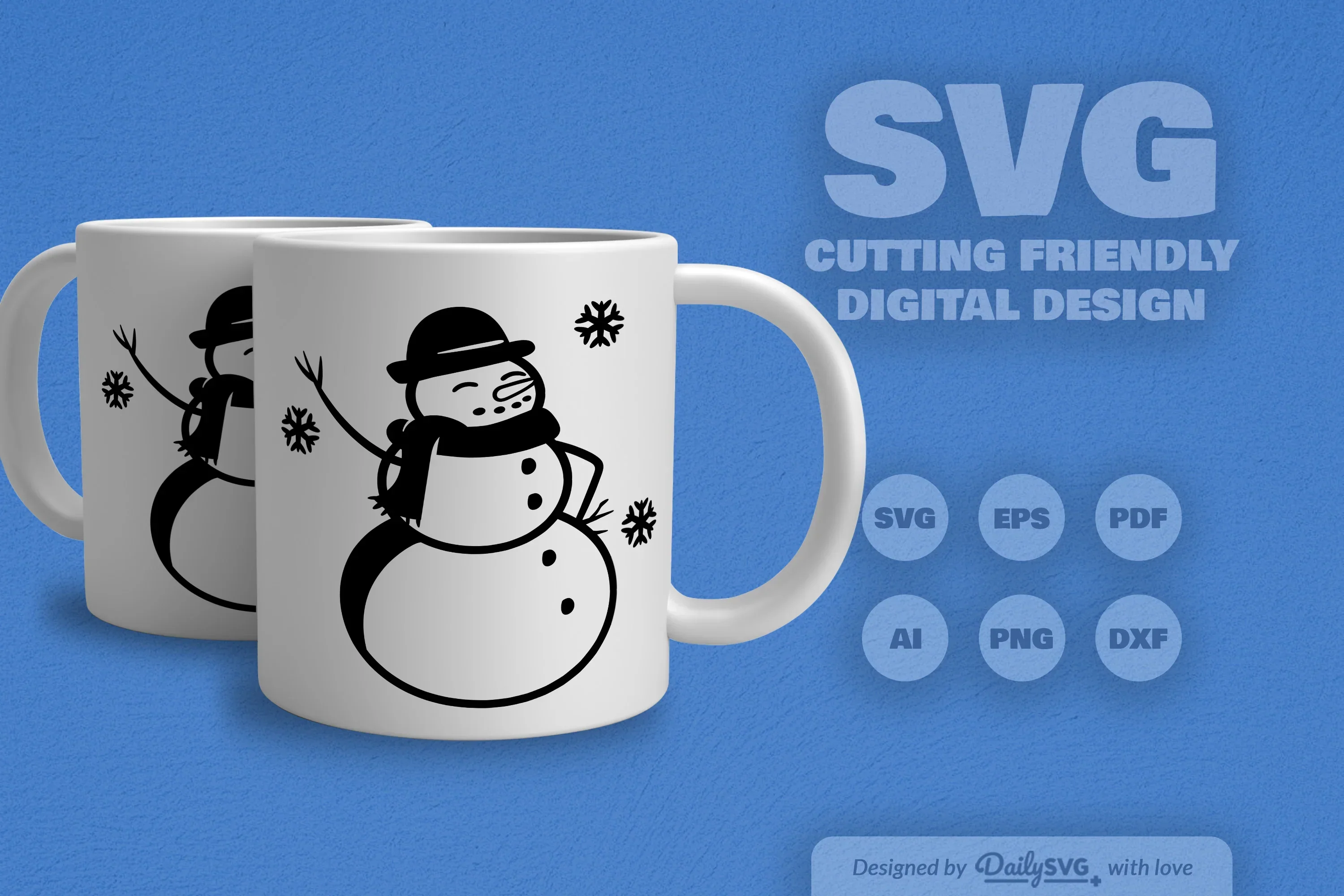 Snowman SVG Bundle for Winter Fun - Image 5