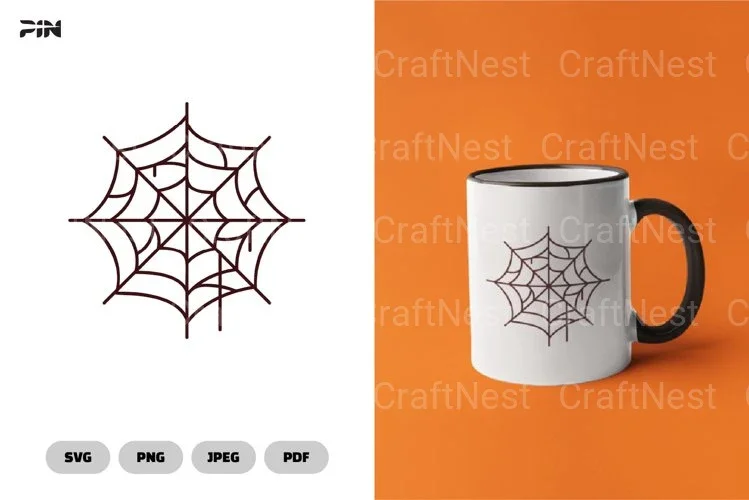 Spider Web Halloween SVG Bundle Clipart