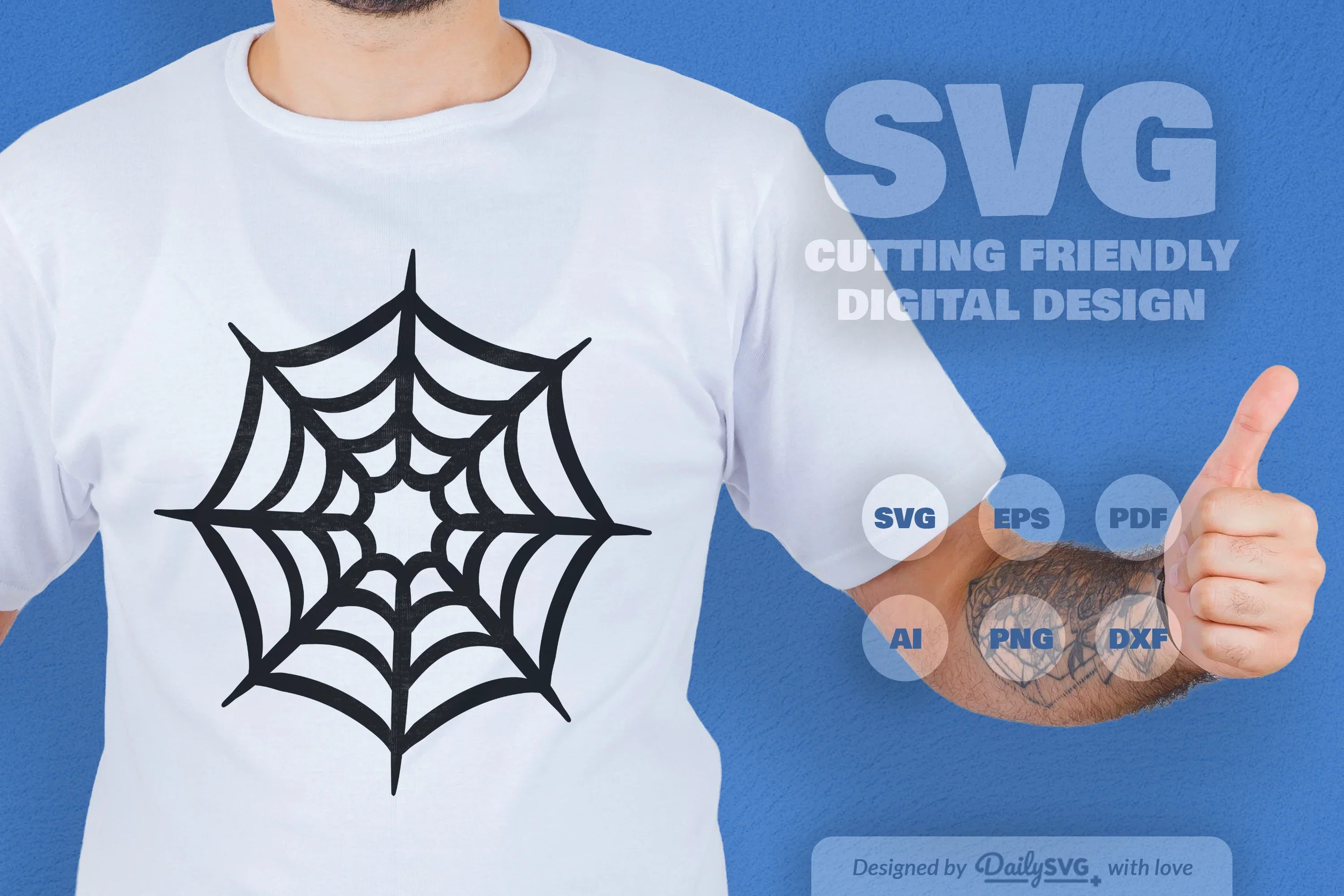 Spider Web SVG Bundle for Halloween Decor - Image 3